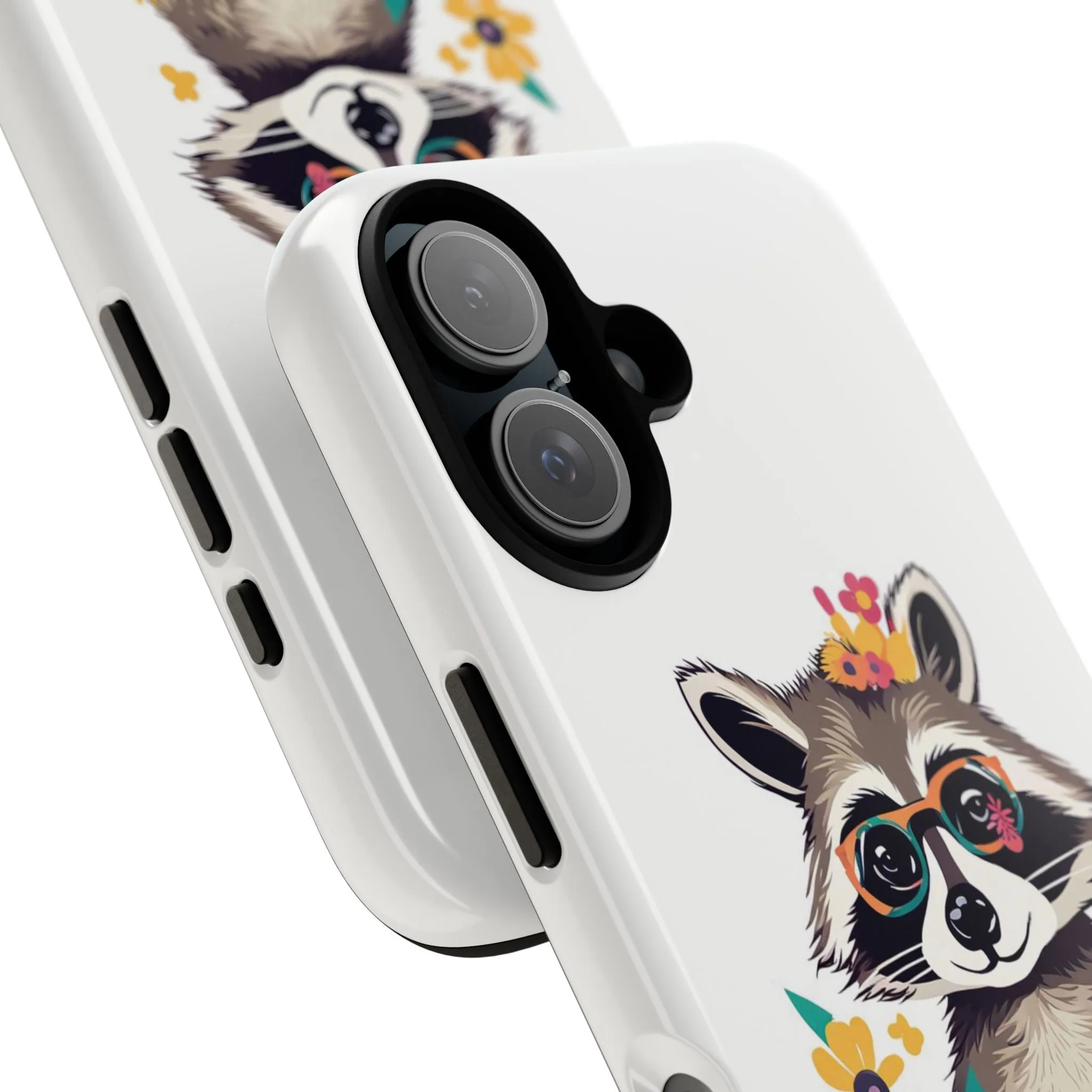 Raccoon with Glasses, Cell Phone Case - Apple, Samsung or Google Pixel