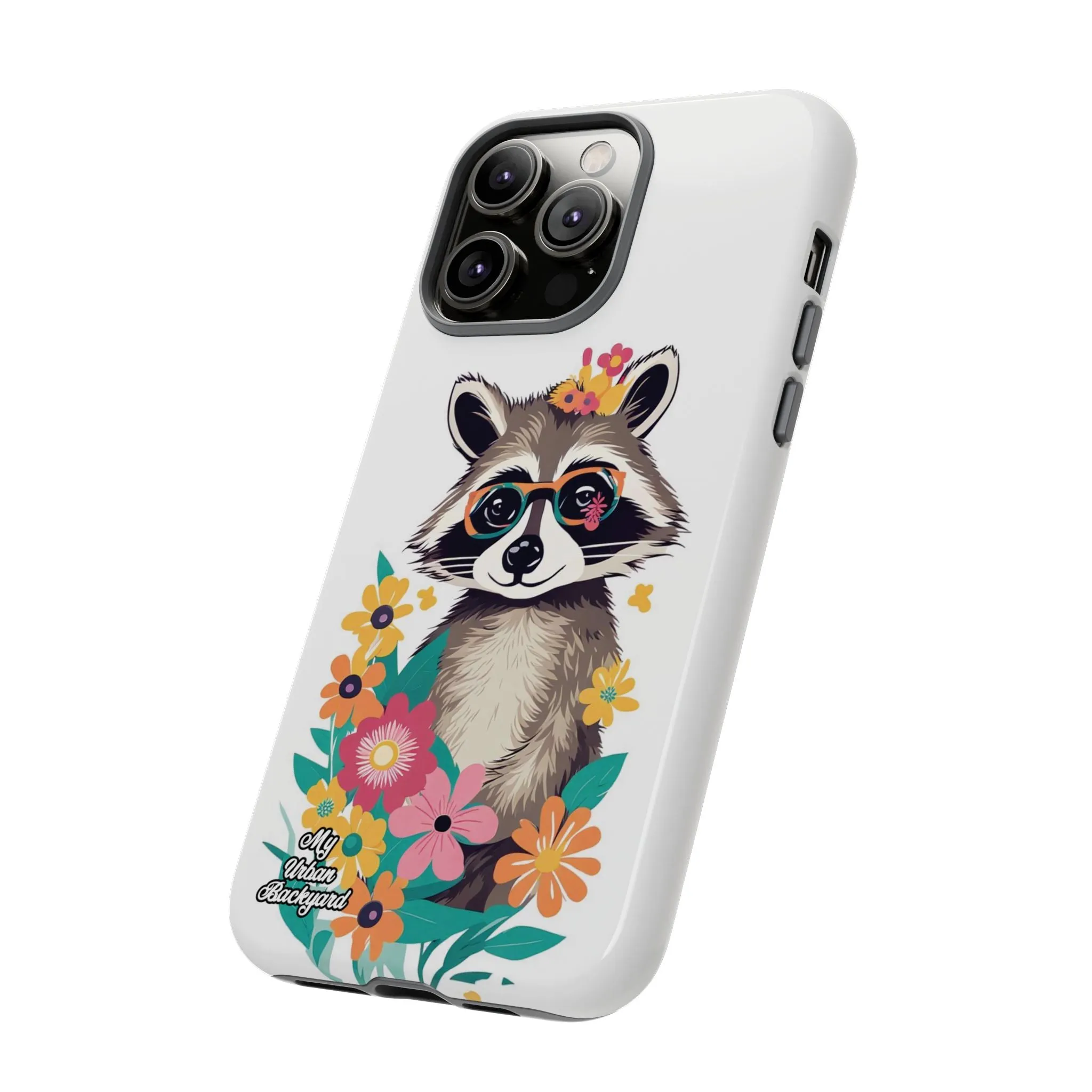 Raccoon with Glasses, Cell Phone Case - Apple, Samsung or Google Pixel