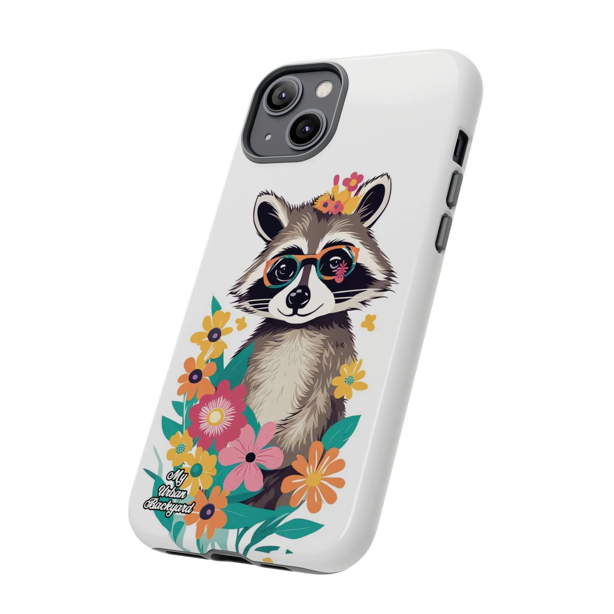 Raccoon with Glasses, Cell Phone Case - Apple, Samsung or Google Pixel