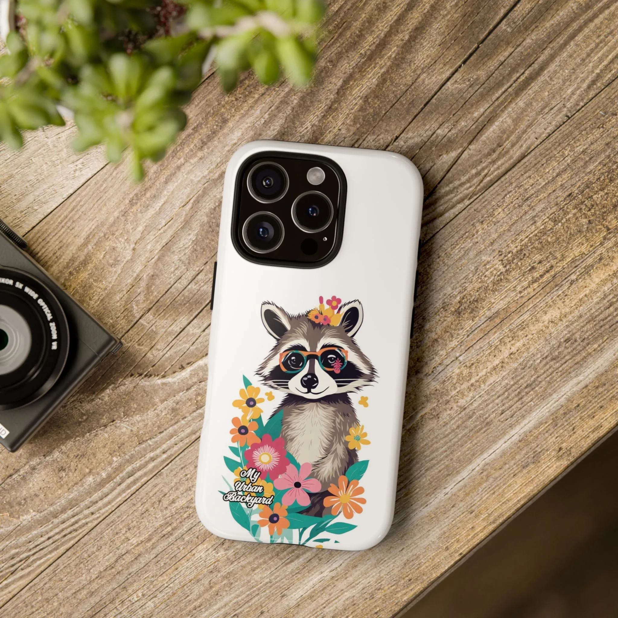 Raccoon with Glasses, Cell Phone Case - Apple, Samsung or Google Pixel