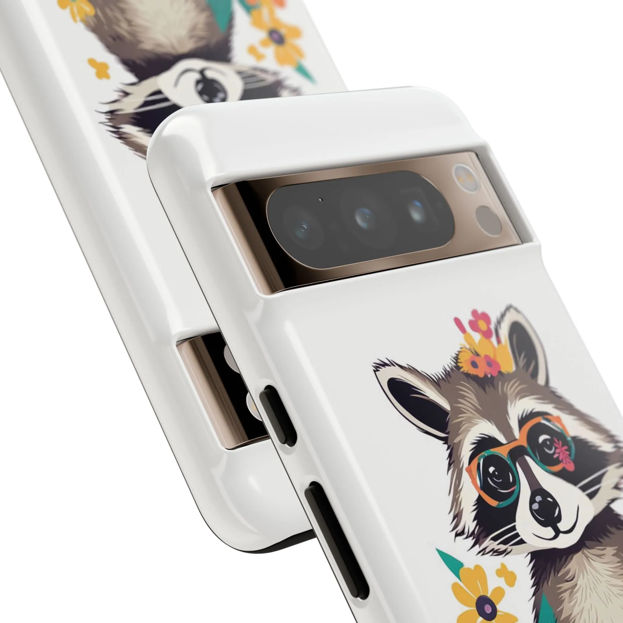 Raccoon with Glasses, Cell Phone Case - Apple, Samsung or Google Pixel