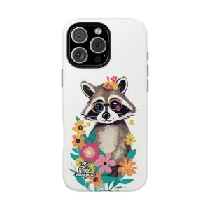 Raccoon with Glasses, Cell Phone Case - Apple, Samsung or Google Pixel