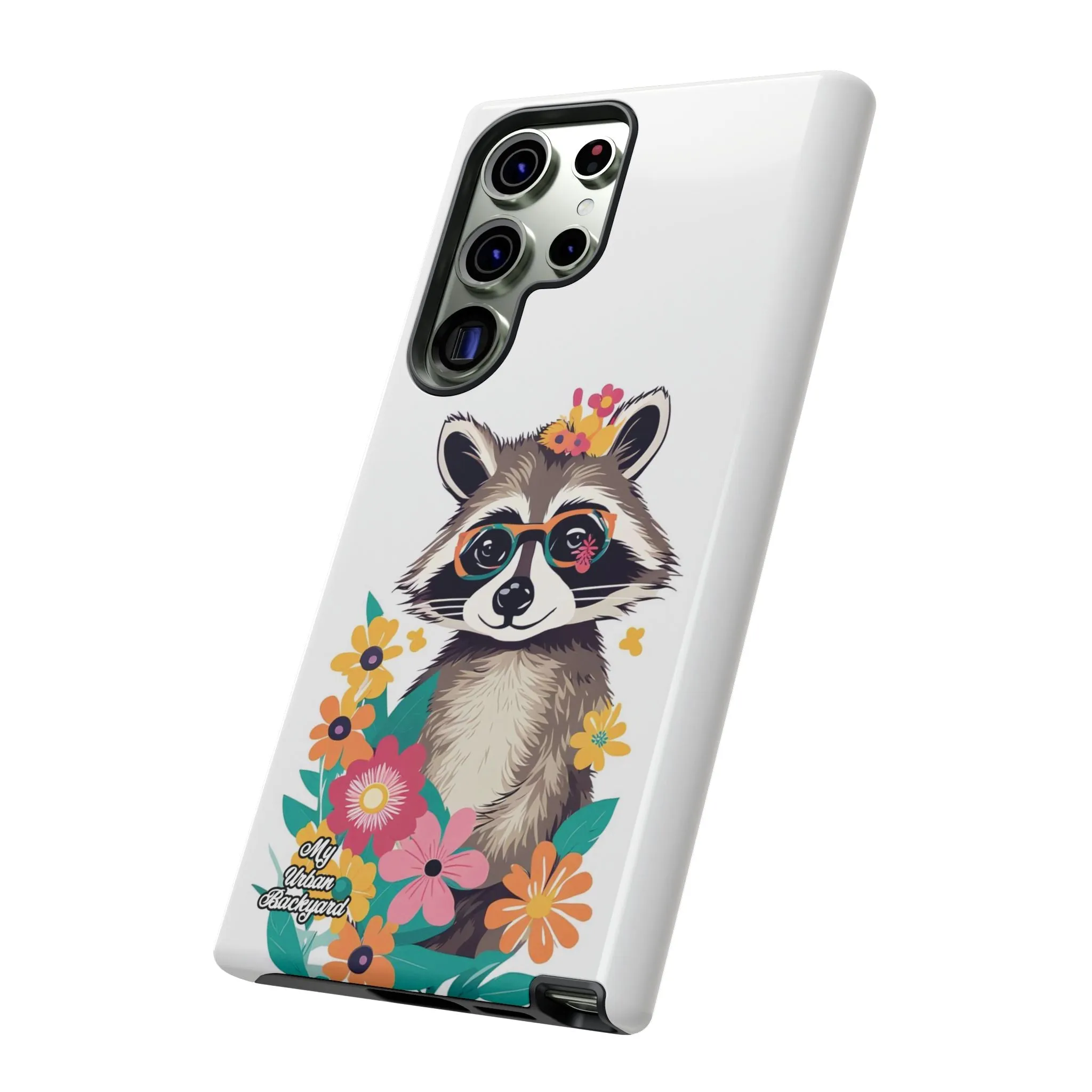 Raccoon with Glasses, Cell Phone Case - Apple, Samsung or Google Pixel