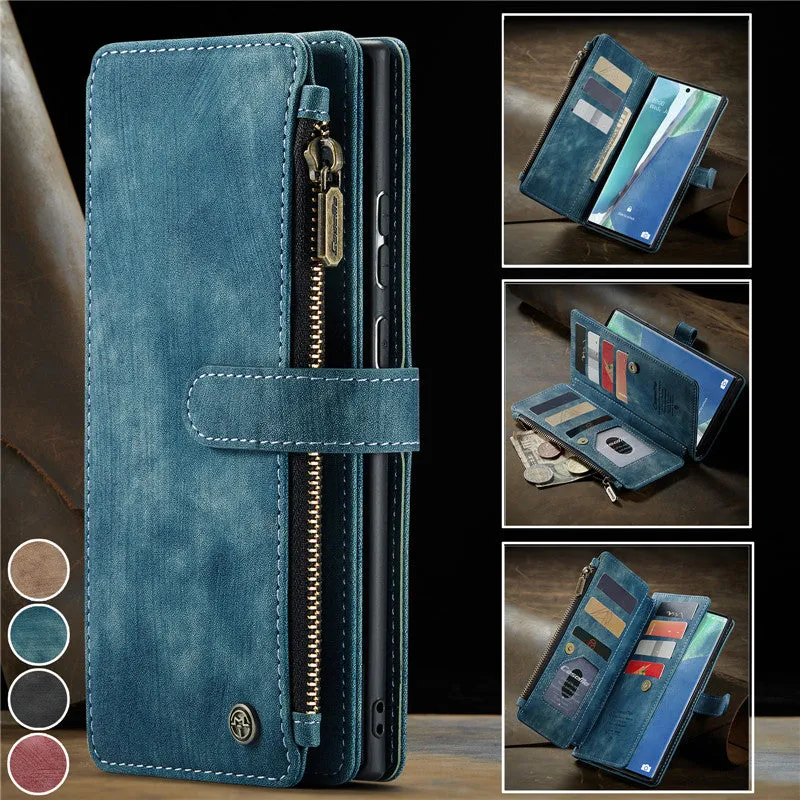 Samsung Wallet Phone Case PU Leather Various Models