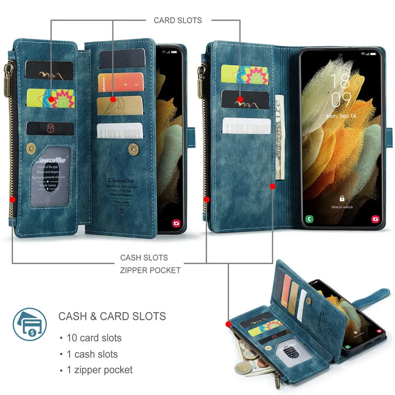 Samsung Wallet Phone Case PU Leather Various Models