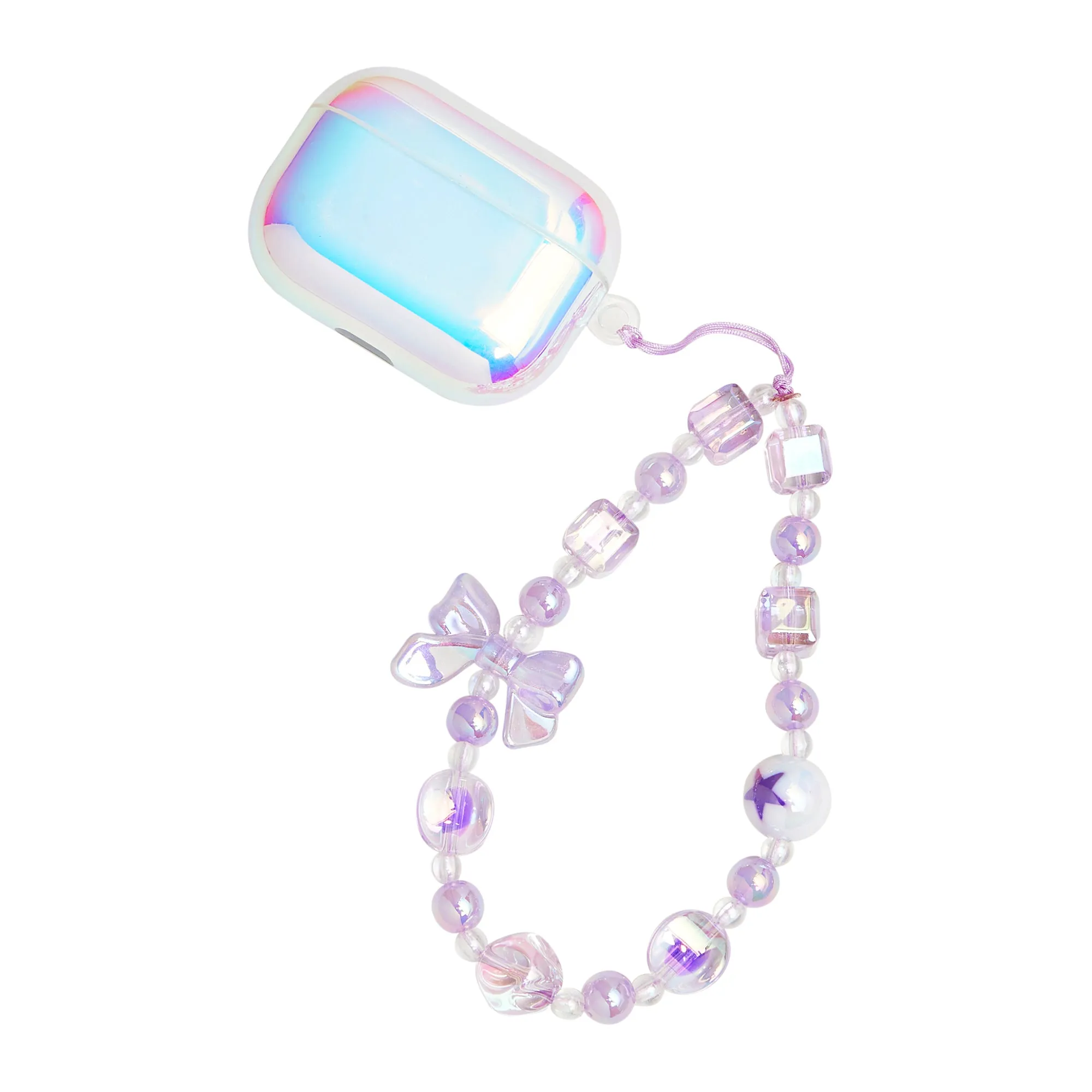 Shimmery Purple Phone Charm