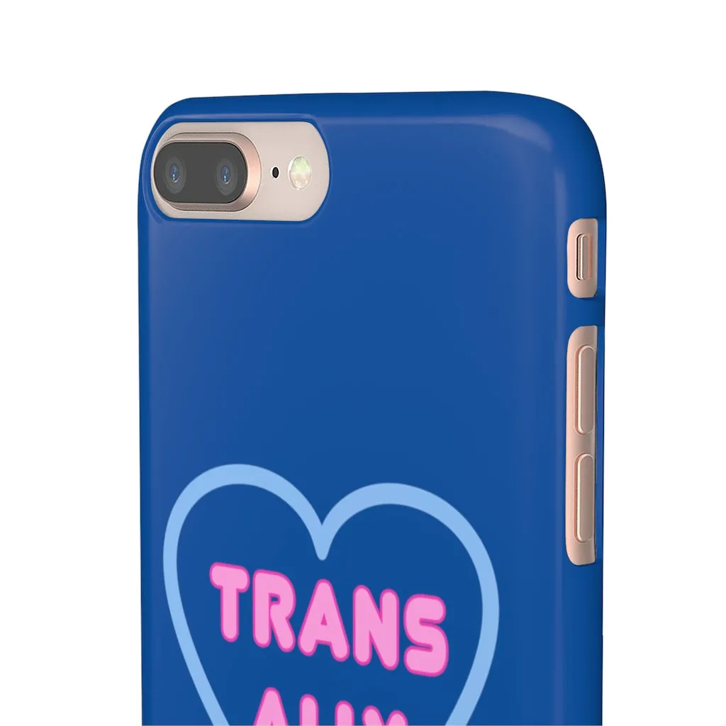 Trans Ally Heart Phone Case for Apple & Samsung