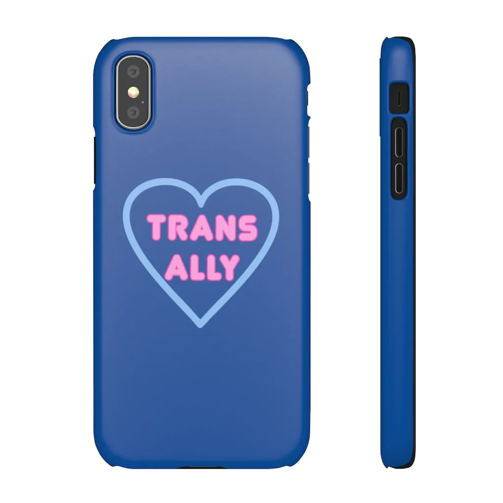 Trans Ally Heart Phone Case for Apple & Samsung