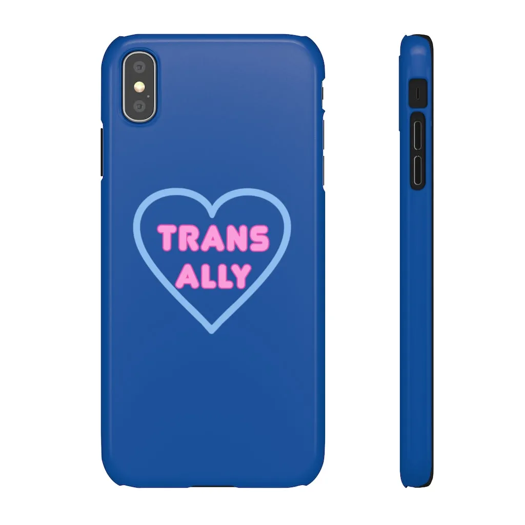 Trans Ally Heart Phone Case for Apple & Samsung