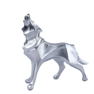 Unique Abstract Wolf Sculptures