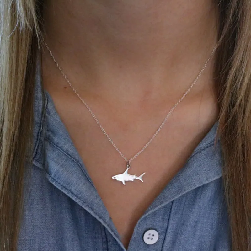 Unique Small Shark Necklace