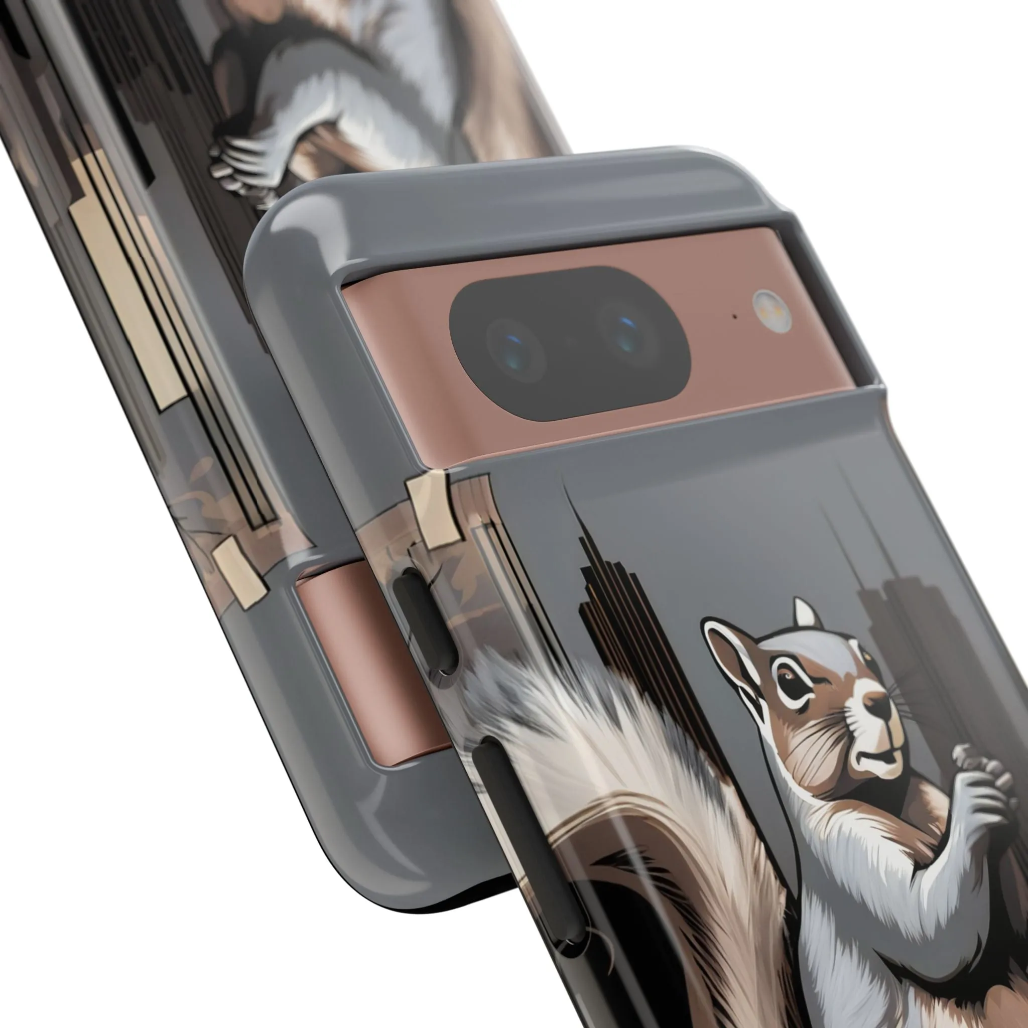 Urban Gray Squirrel, Cell Phone Case - Apple, Samsung, or Google Pixel