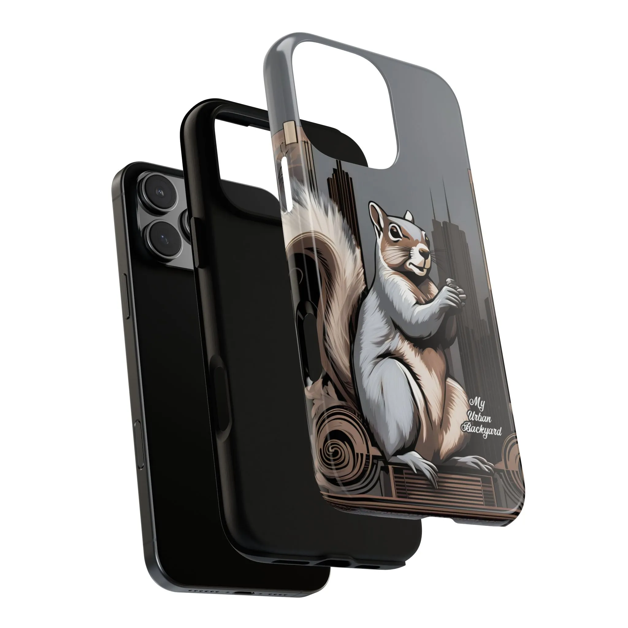 Urban Gray Squirrel, Cell Phone Case - Apple, Samsung, or Google Pixel