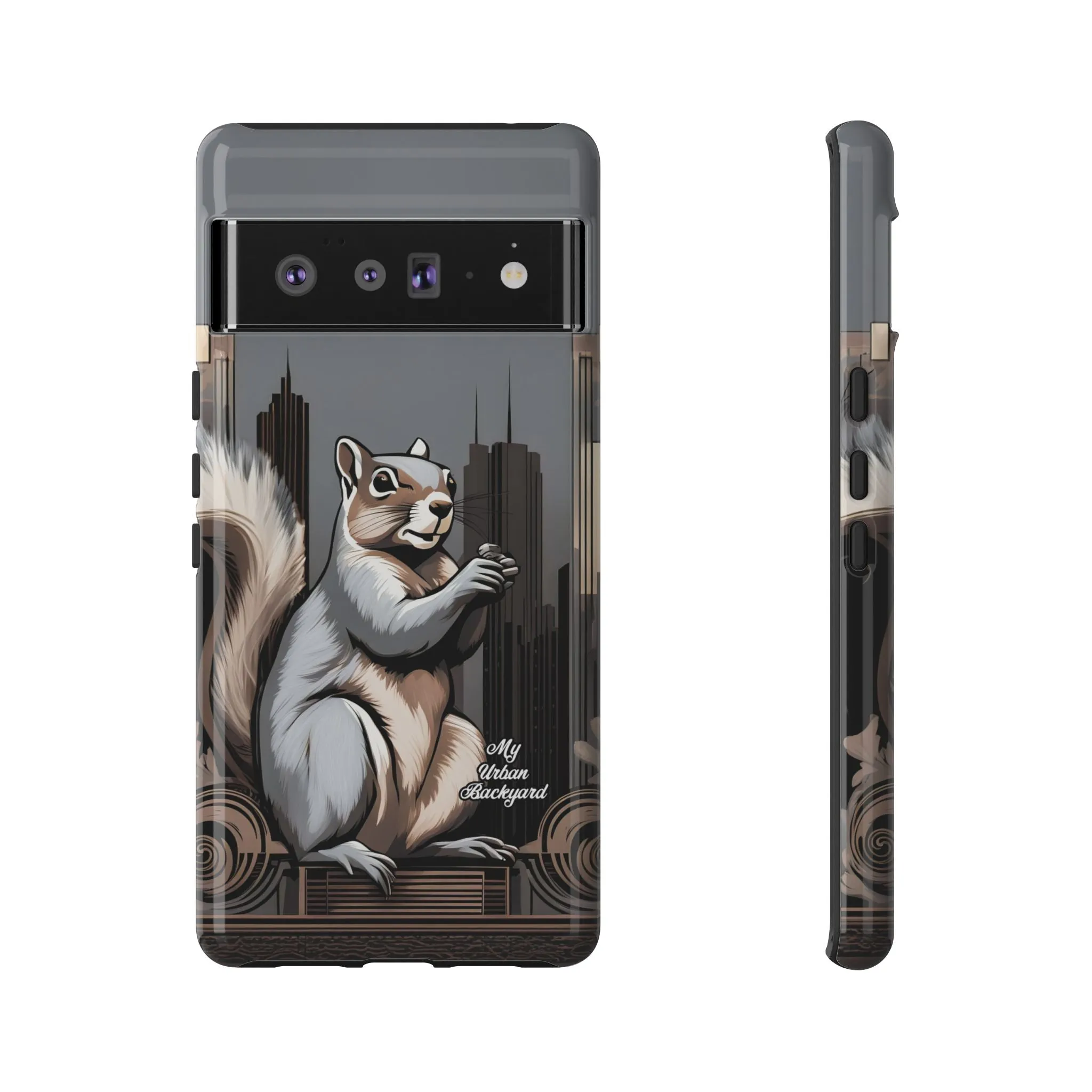 Urban Gray Squirrel, Cell Phone Case - Apple, Samsung, or Google Pixel