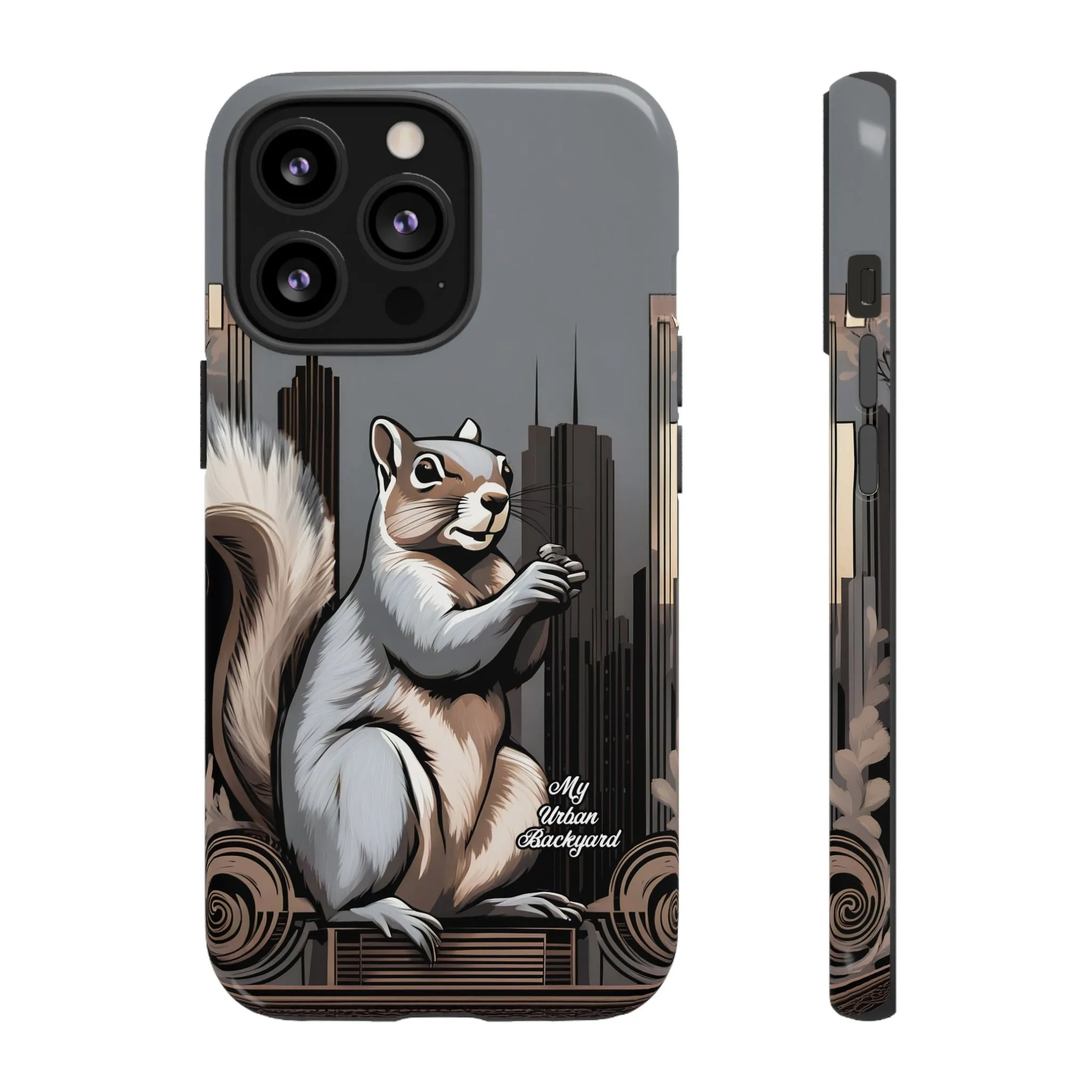 Urban Gray Squirrel, Cell Phone Case - Apple, Samsung, or Google Pixel