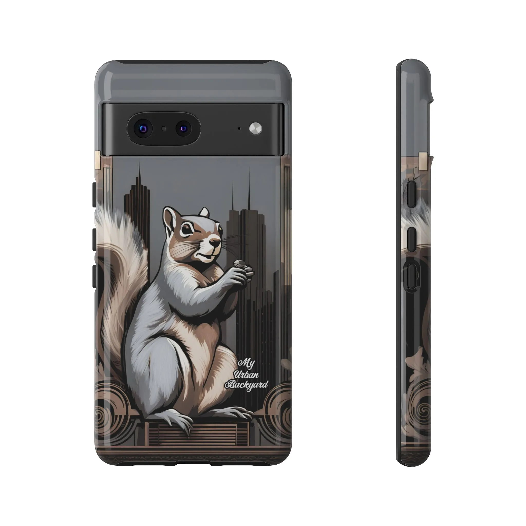 Urban Gray Squirrel, Cell Phone Case - Apple, Samsung, or Google Pixel