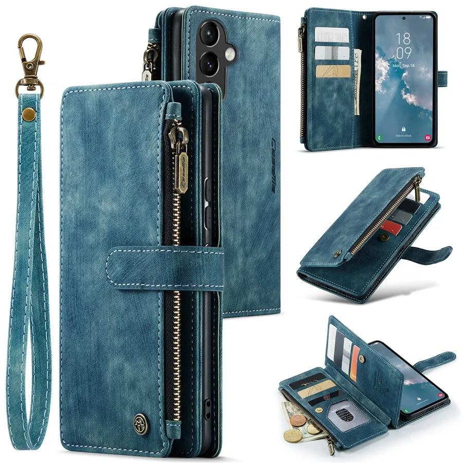 Various Models Samsung Wallet Phone Case PU Leather