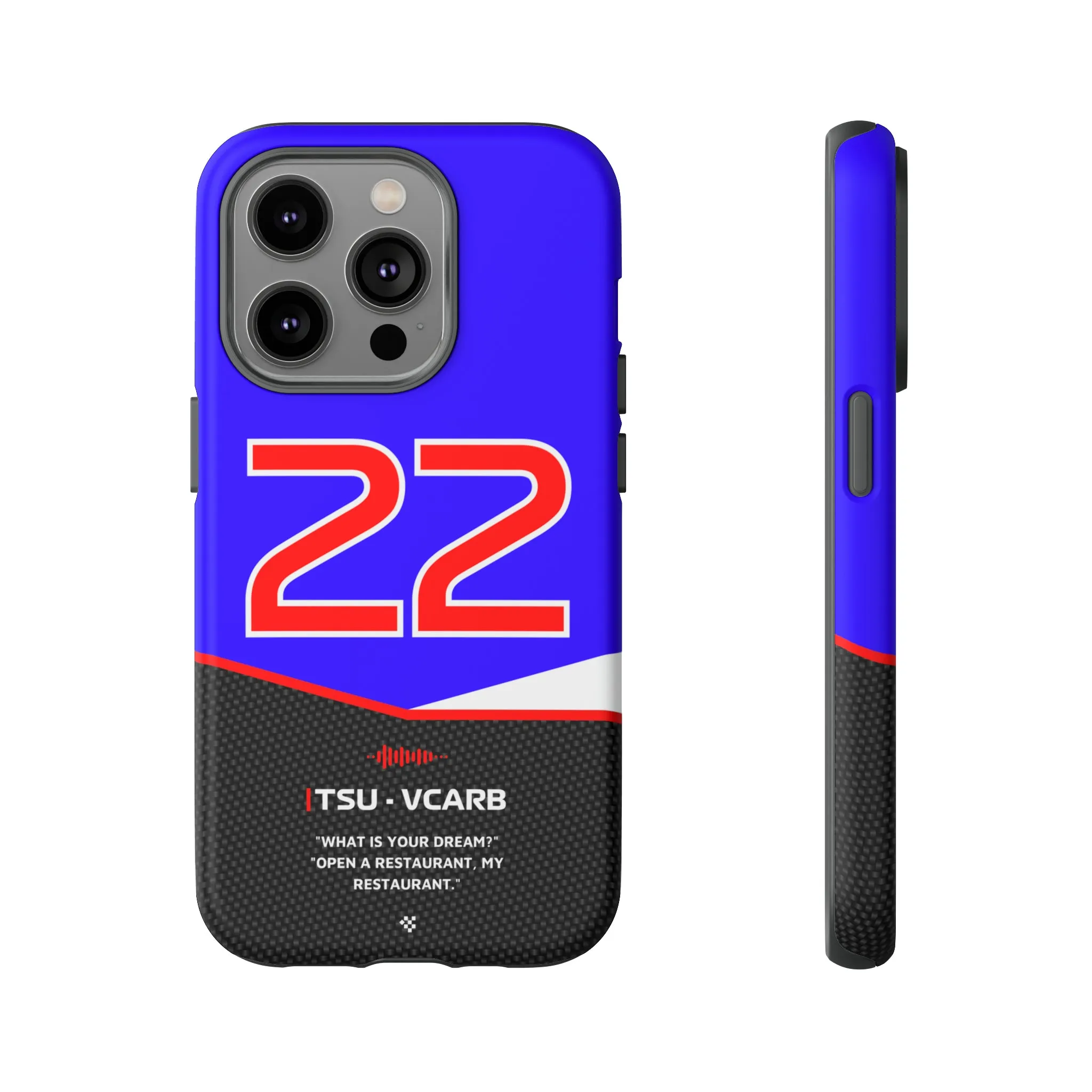 Yuki Tsunoda F1 Car Phone Case 2024