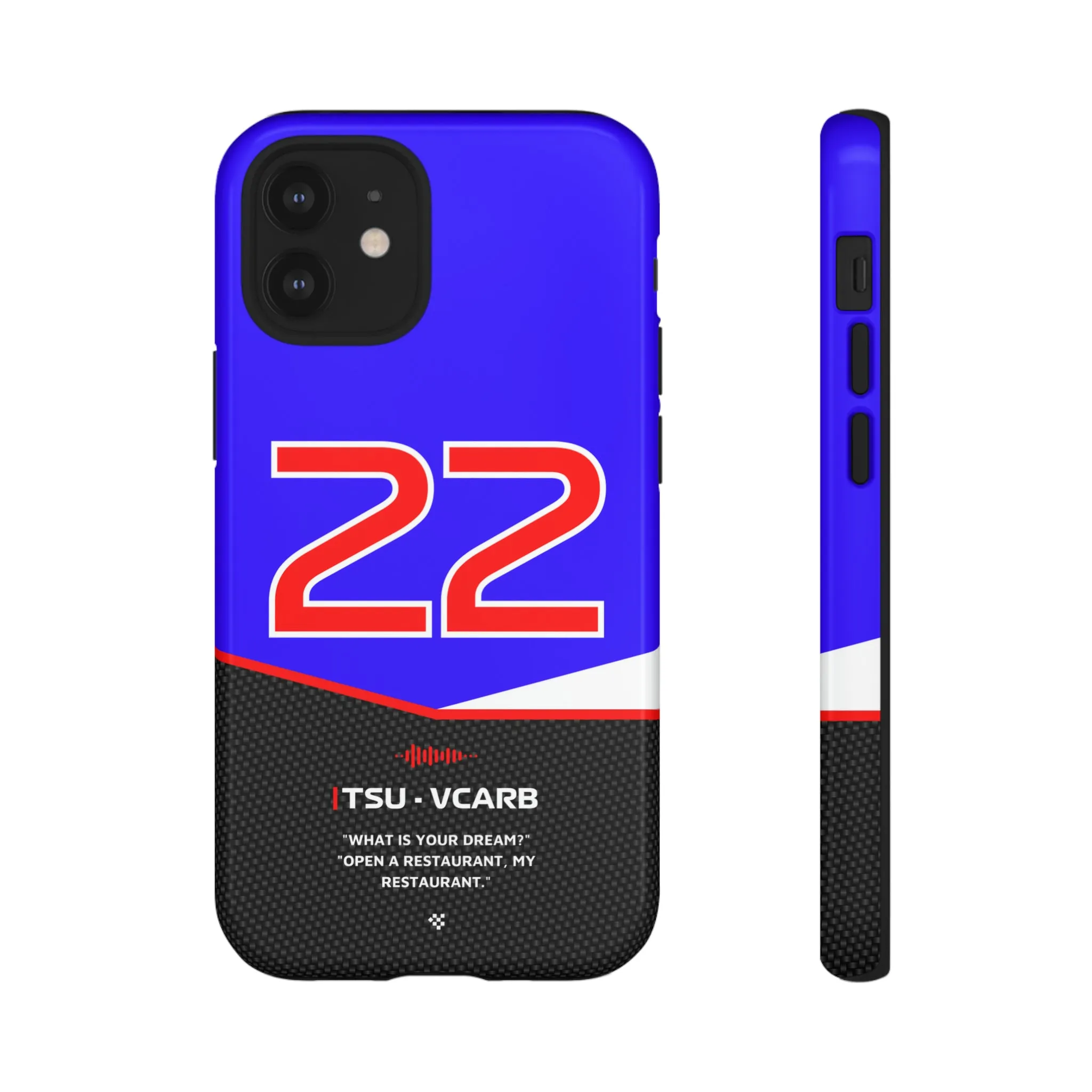 Yuki Tsunoda F1 Car Phone Case 2024