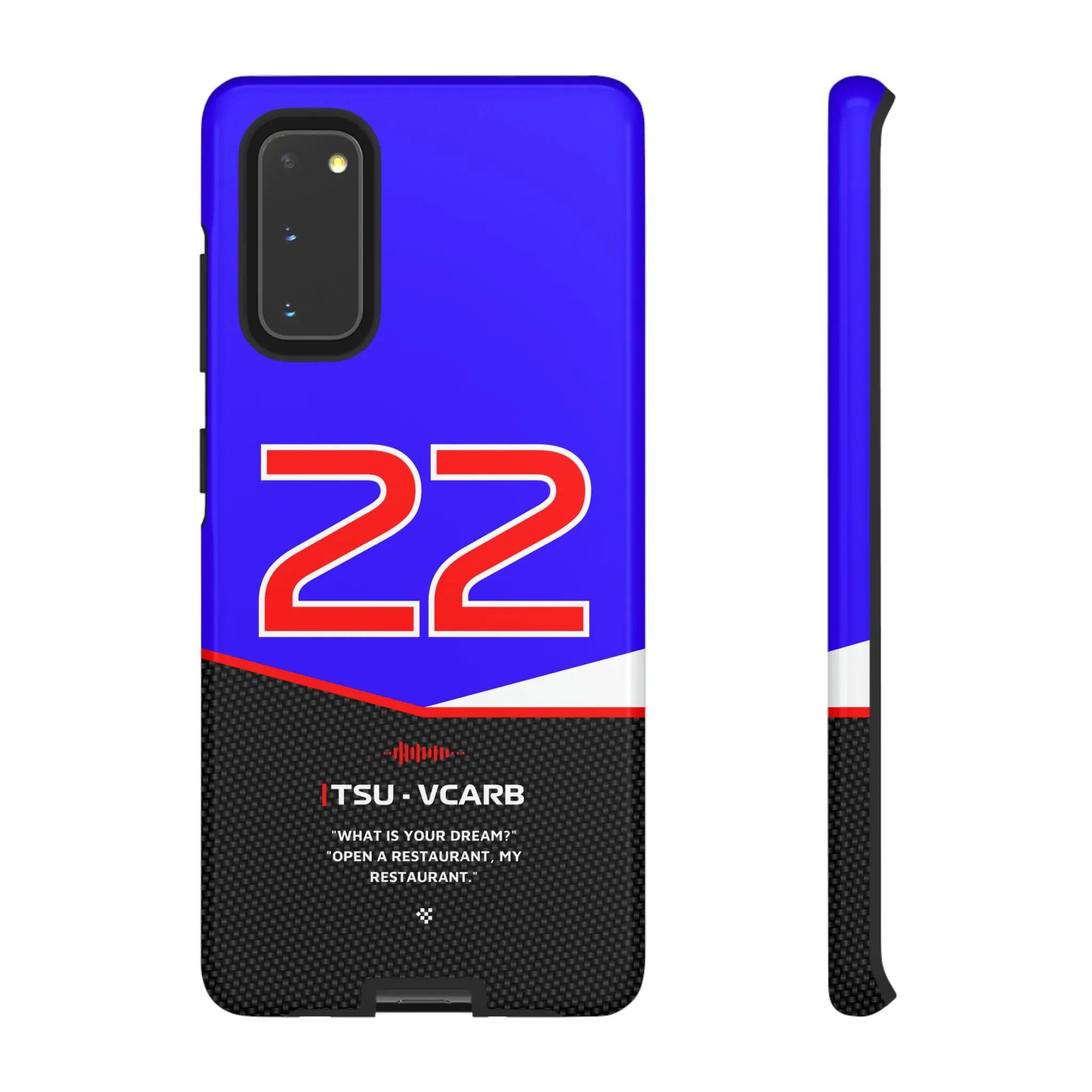 Yuki Tsunoda F1 Car Phone Case 2024