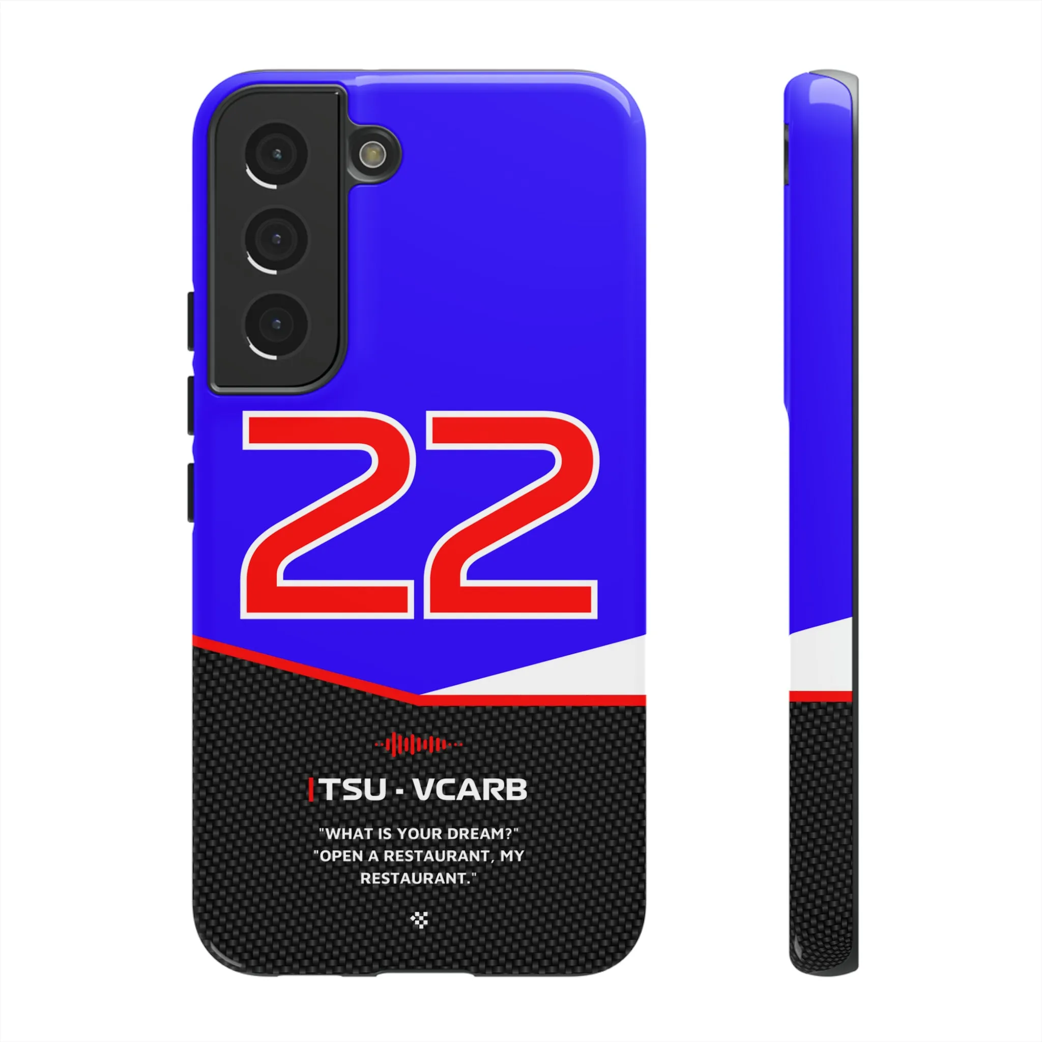 Yuki Tsunoda F1 Car Phone Case 2024