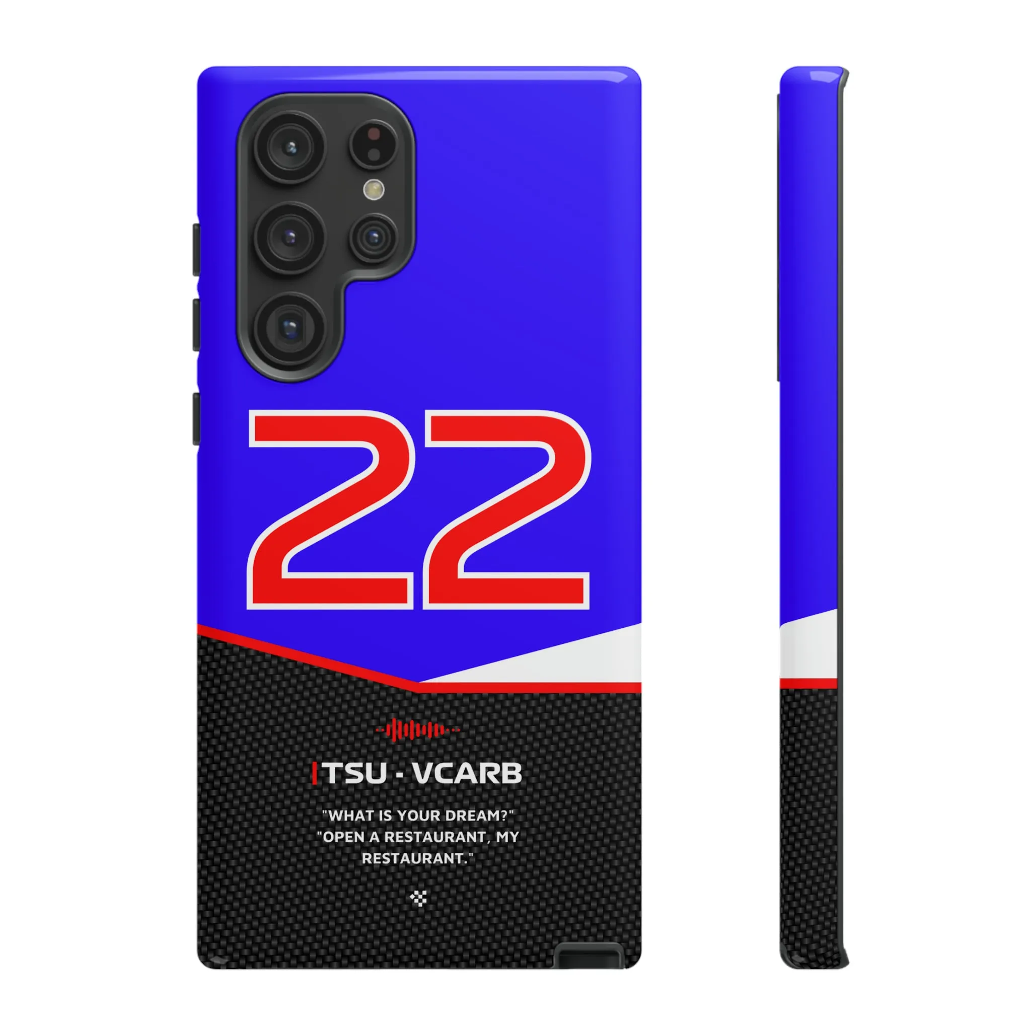 Yuki Tsunoda F1 Car Phone Case 2024