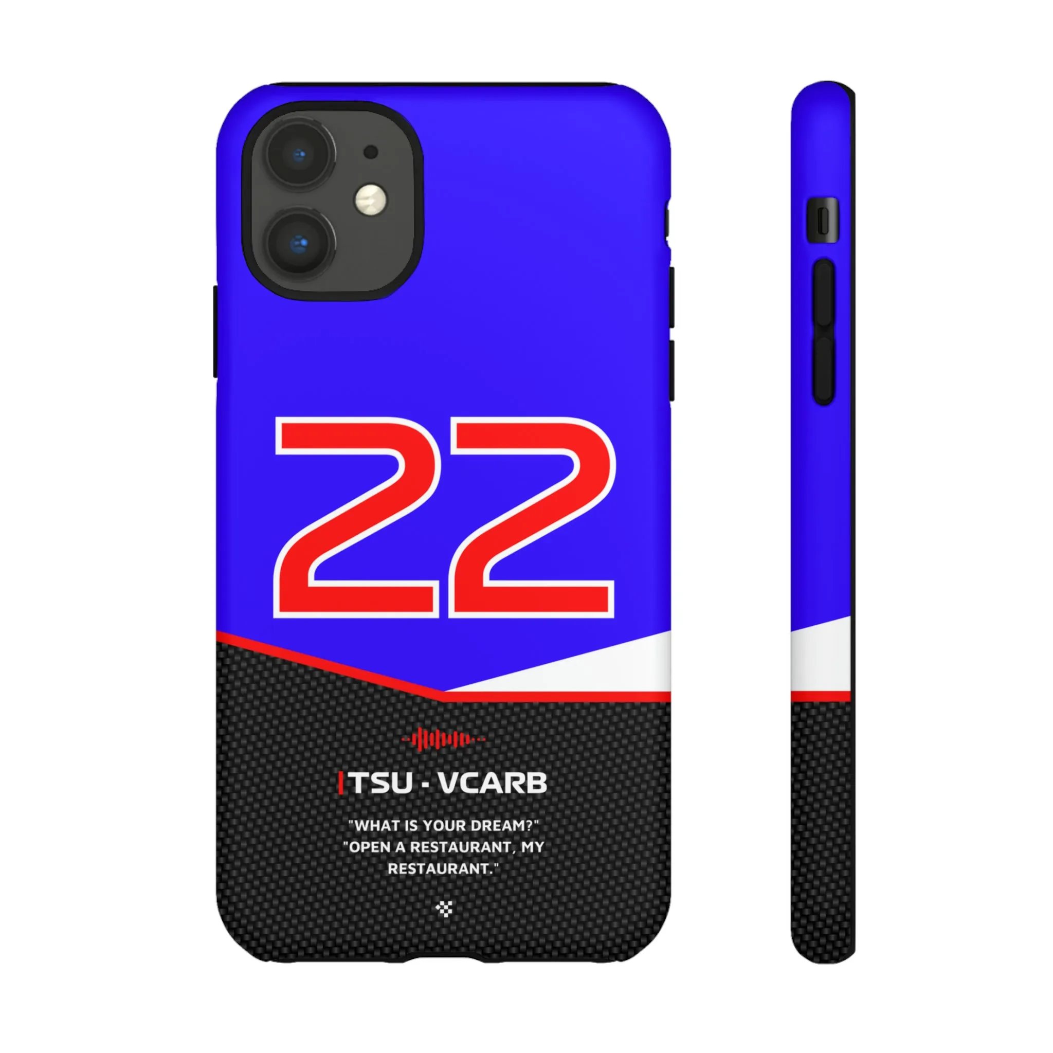 Yuki Tsunoda F1 Car Phone Case 2024