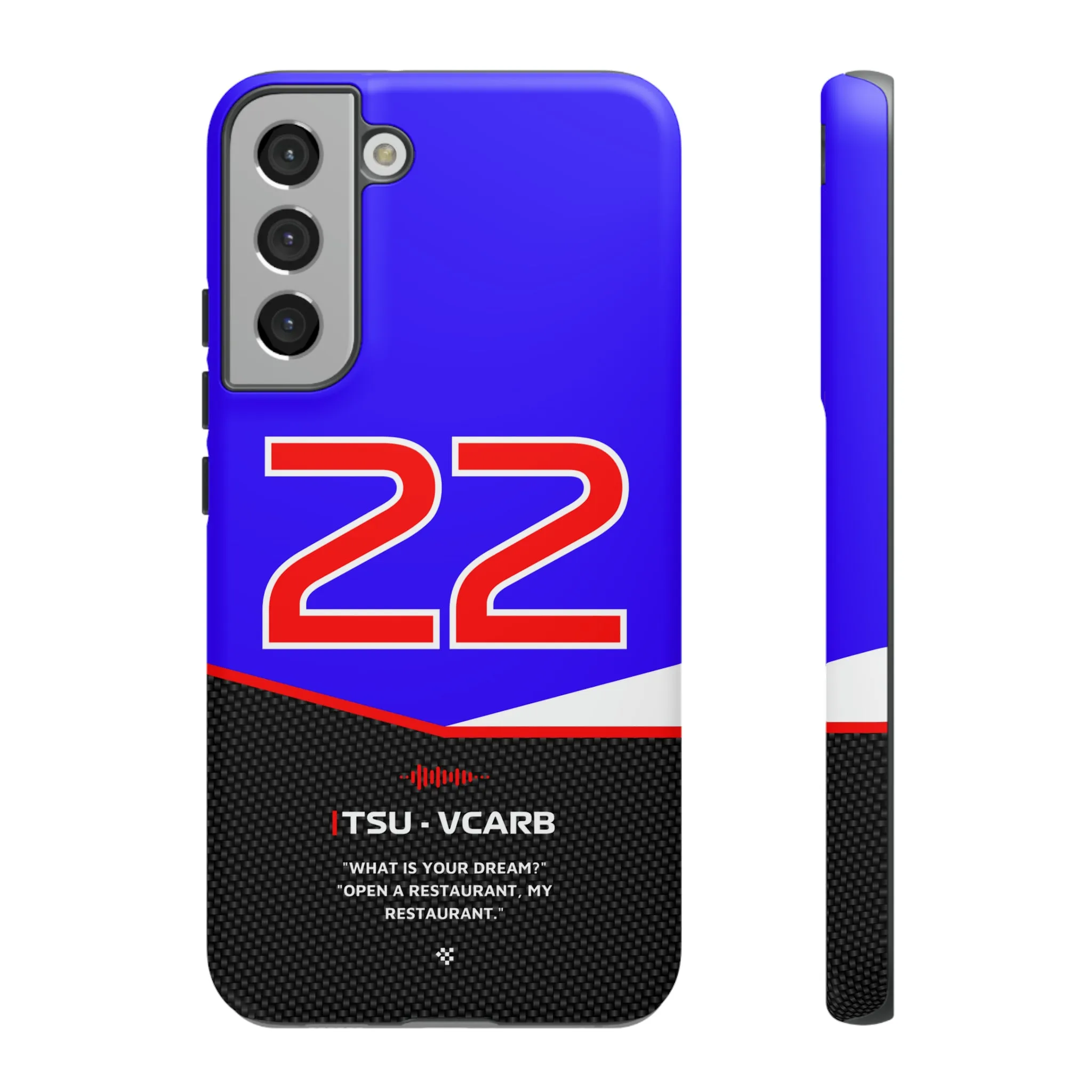 Yuki Tsunoda F1 Car Phone Case 2024