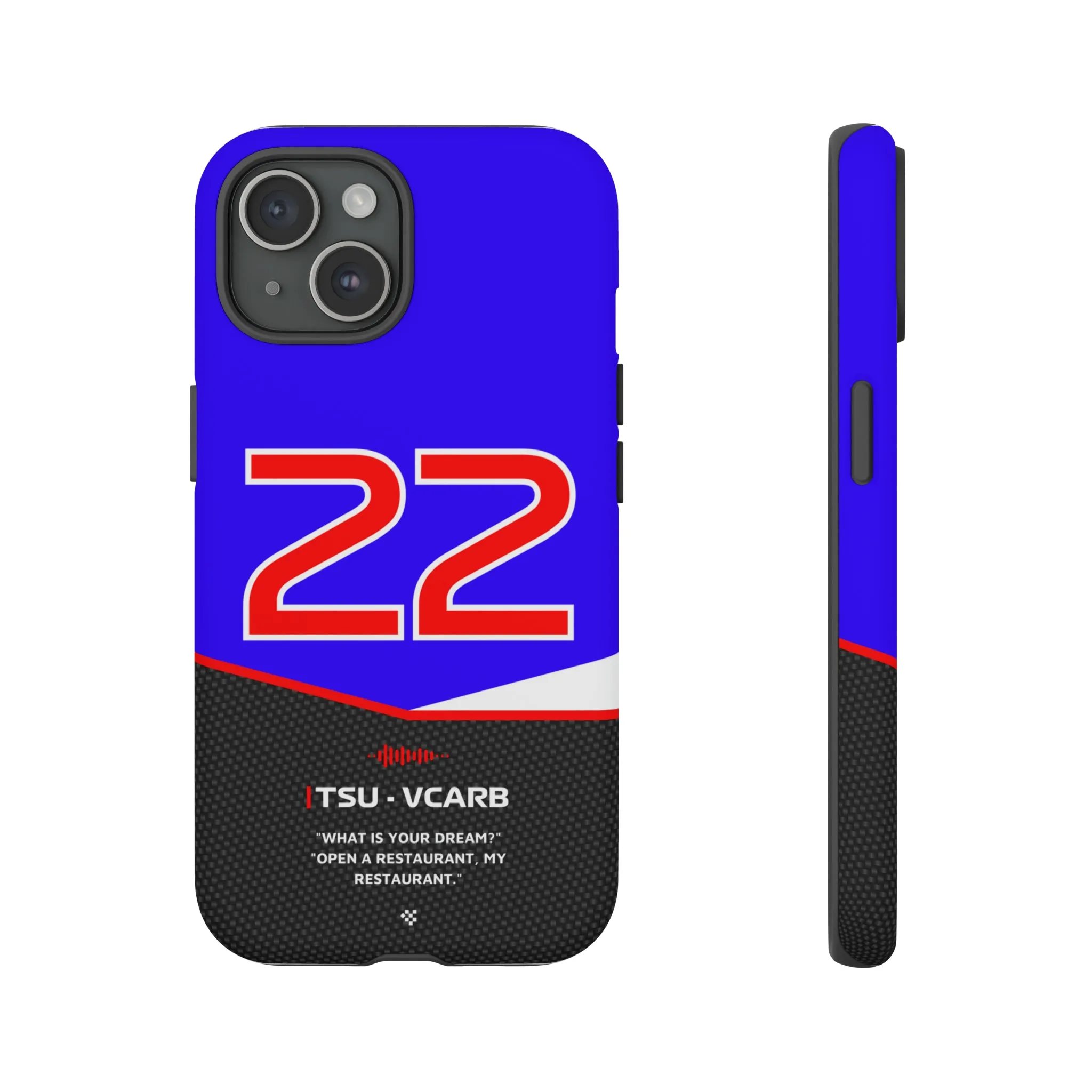 Yuki Tsunoda F1 Car Phone Case 2024