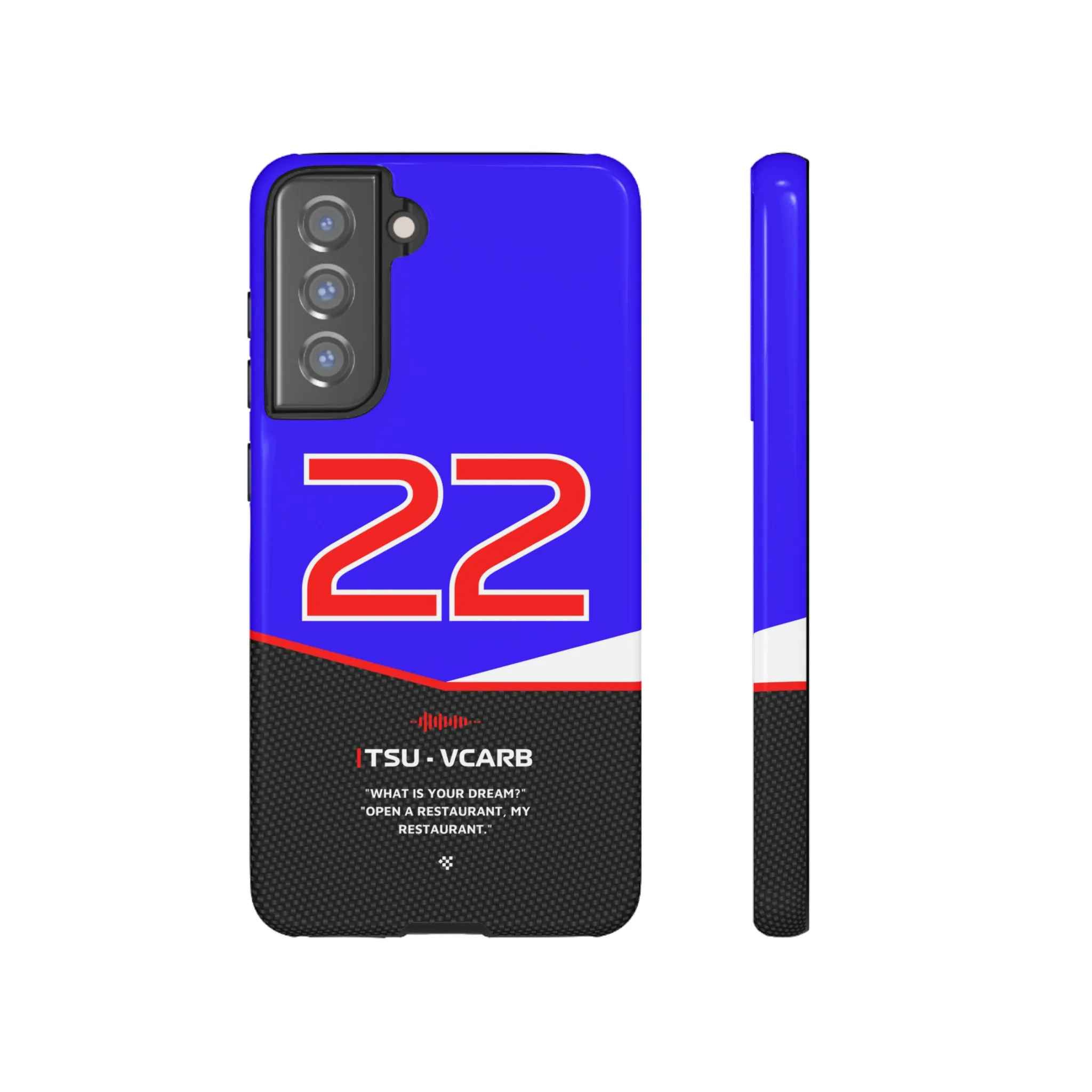 Yuki Tsunoda F1 Car Phone Case 2024