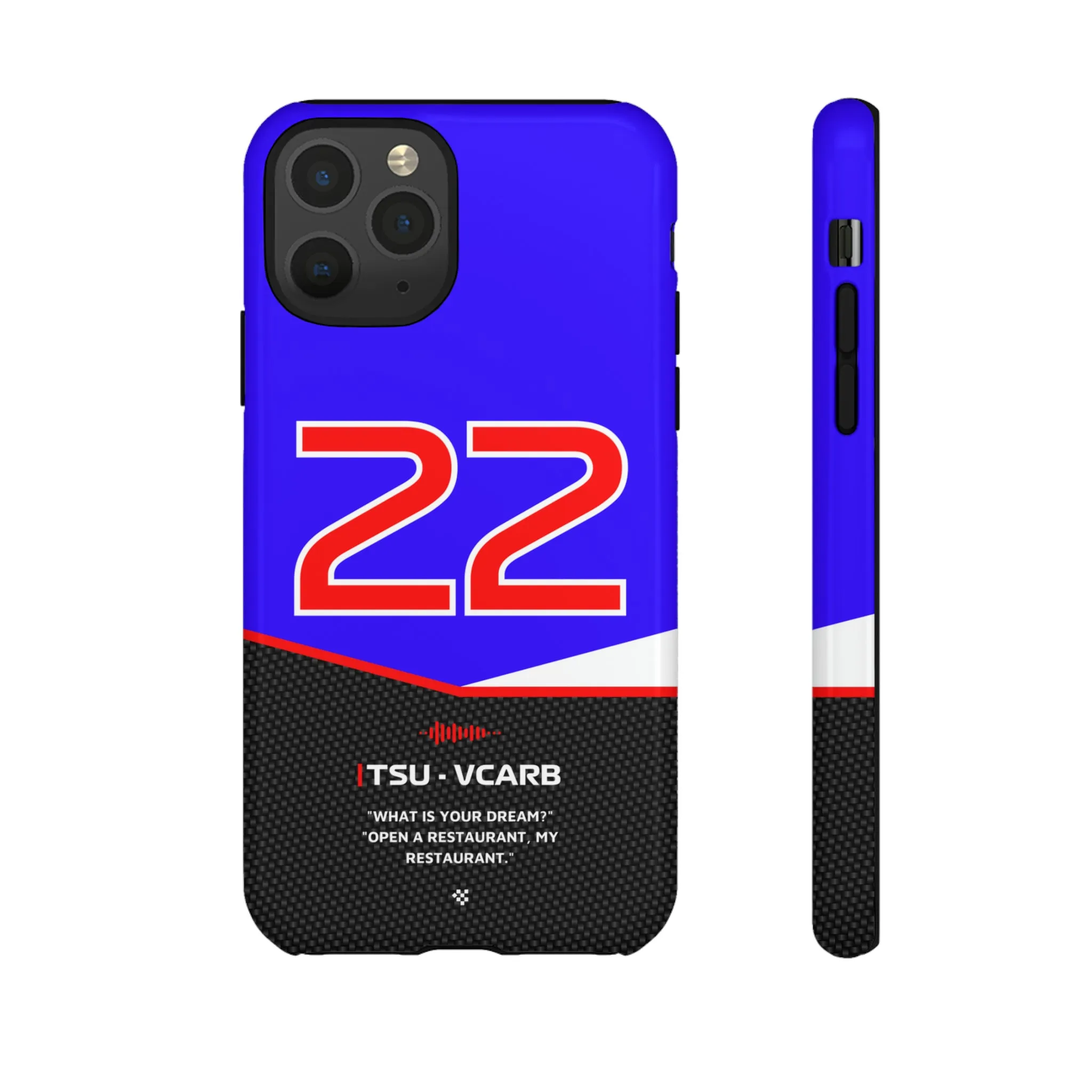 Yuki Tsunoda F1 Car Phone Case 2024