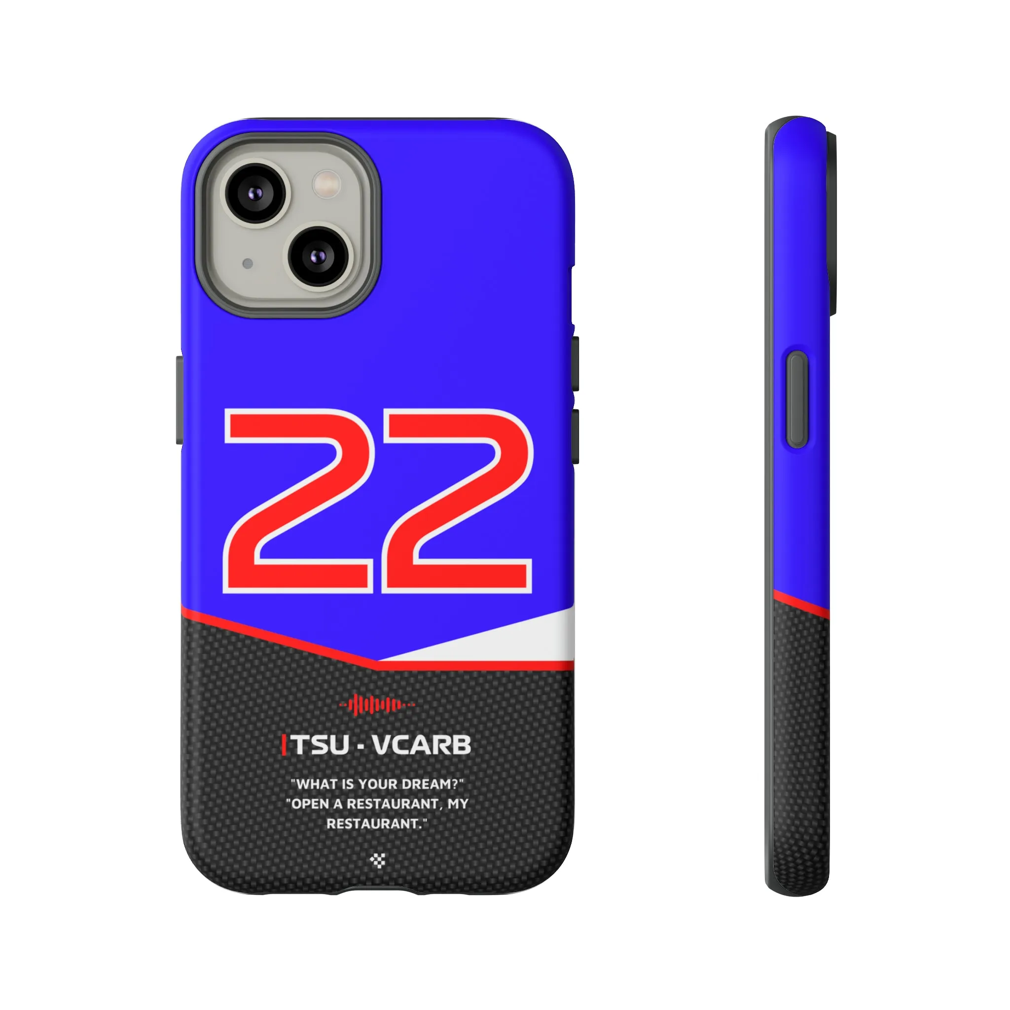 Yuki Tsunoda F1 Car Phone Case 2024