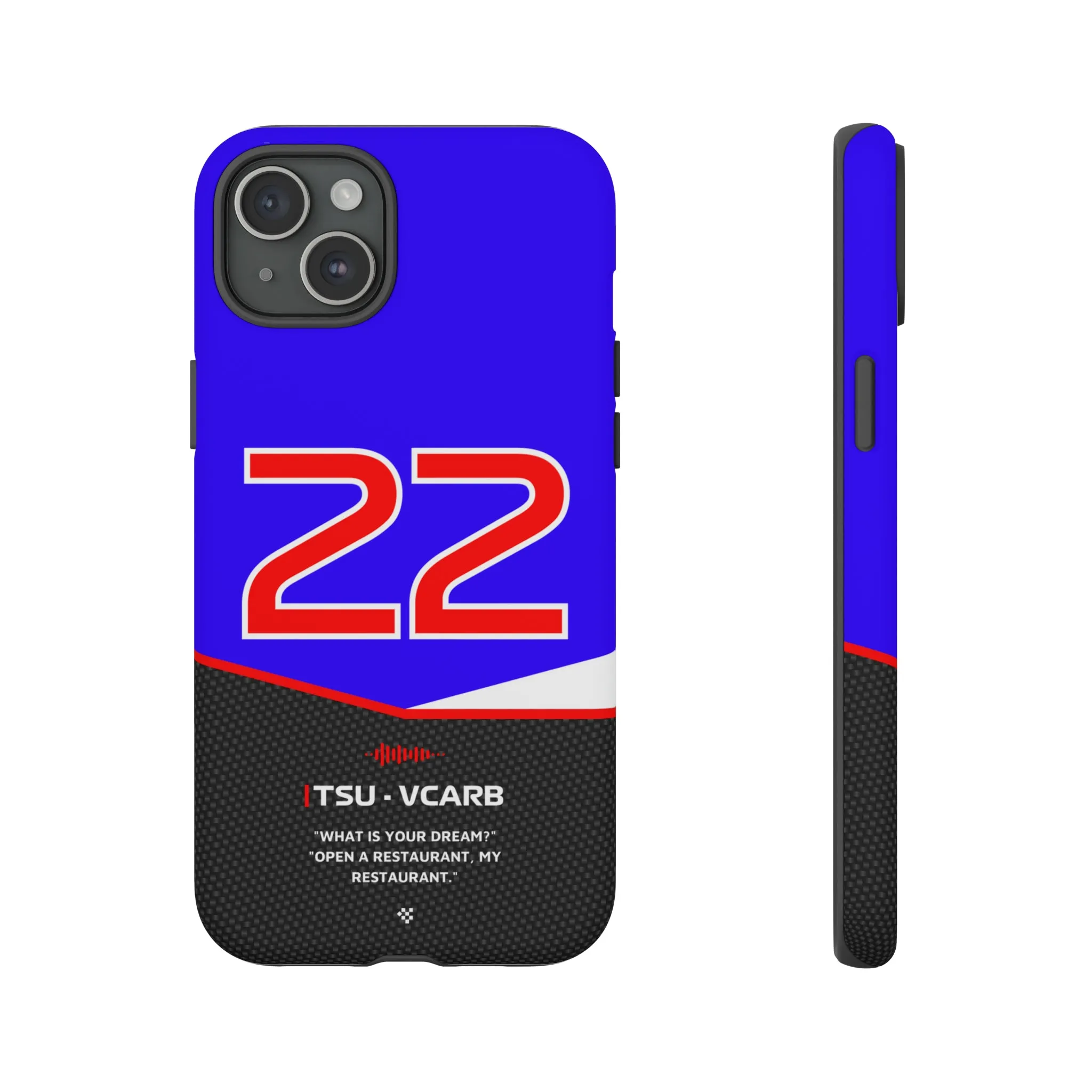 Yuki Tsunoda F1 Car Phone Case 2024