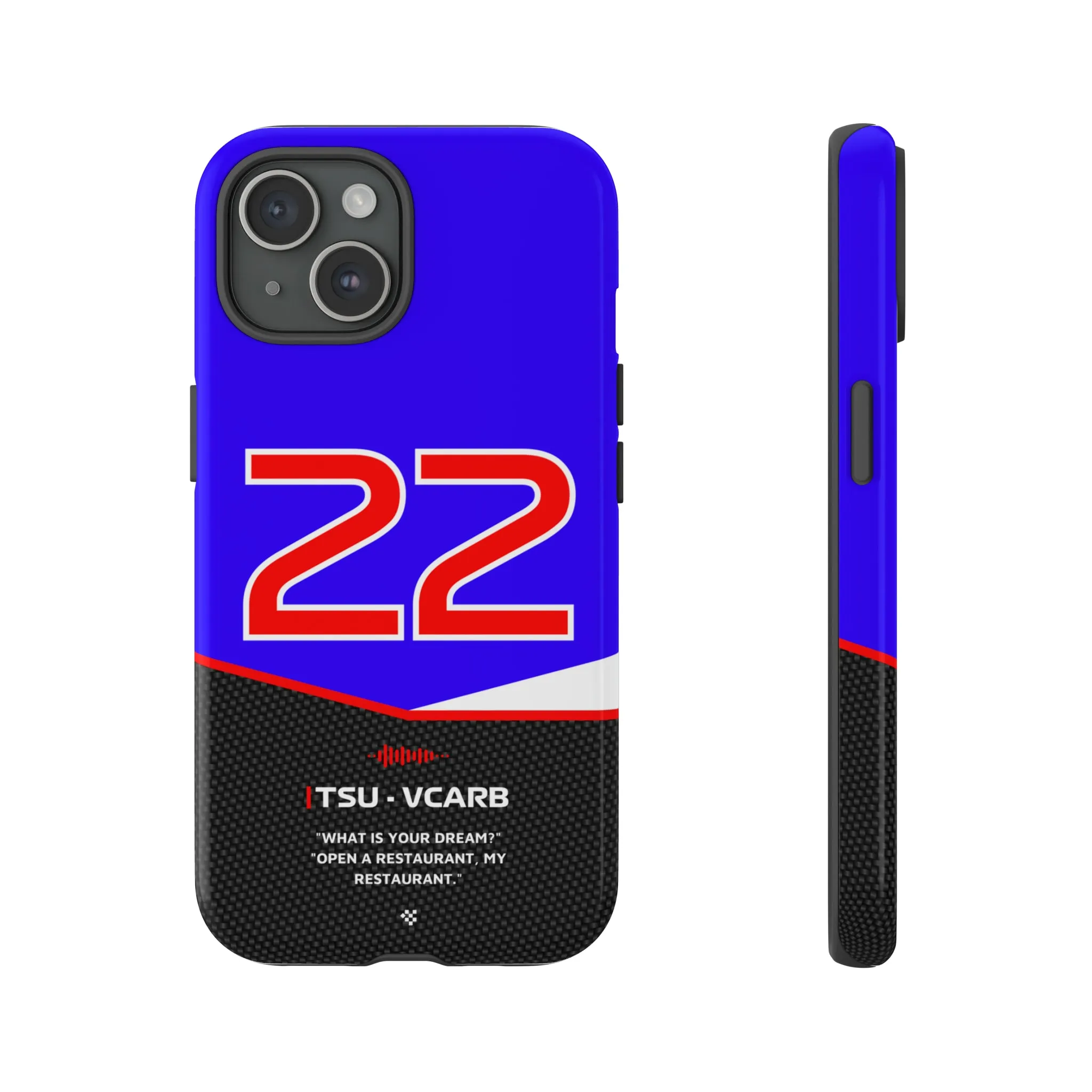 Yuki Tsunoda F1 Car Phone Case 2024