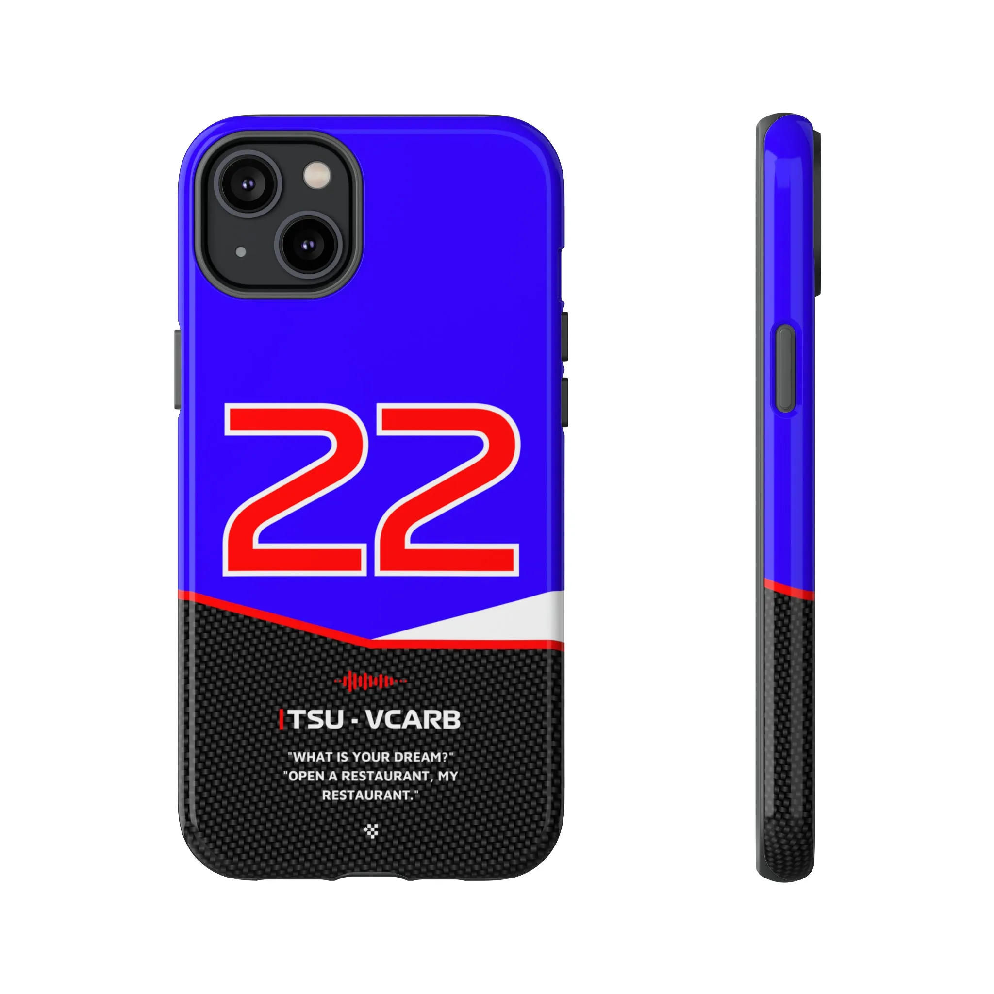 Yuki Tsunoda F1 Car Phone Case 2024