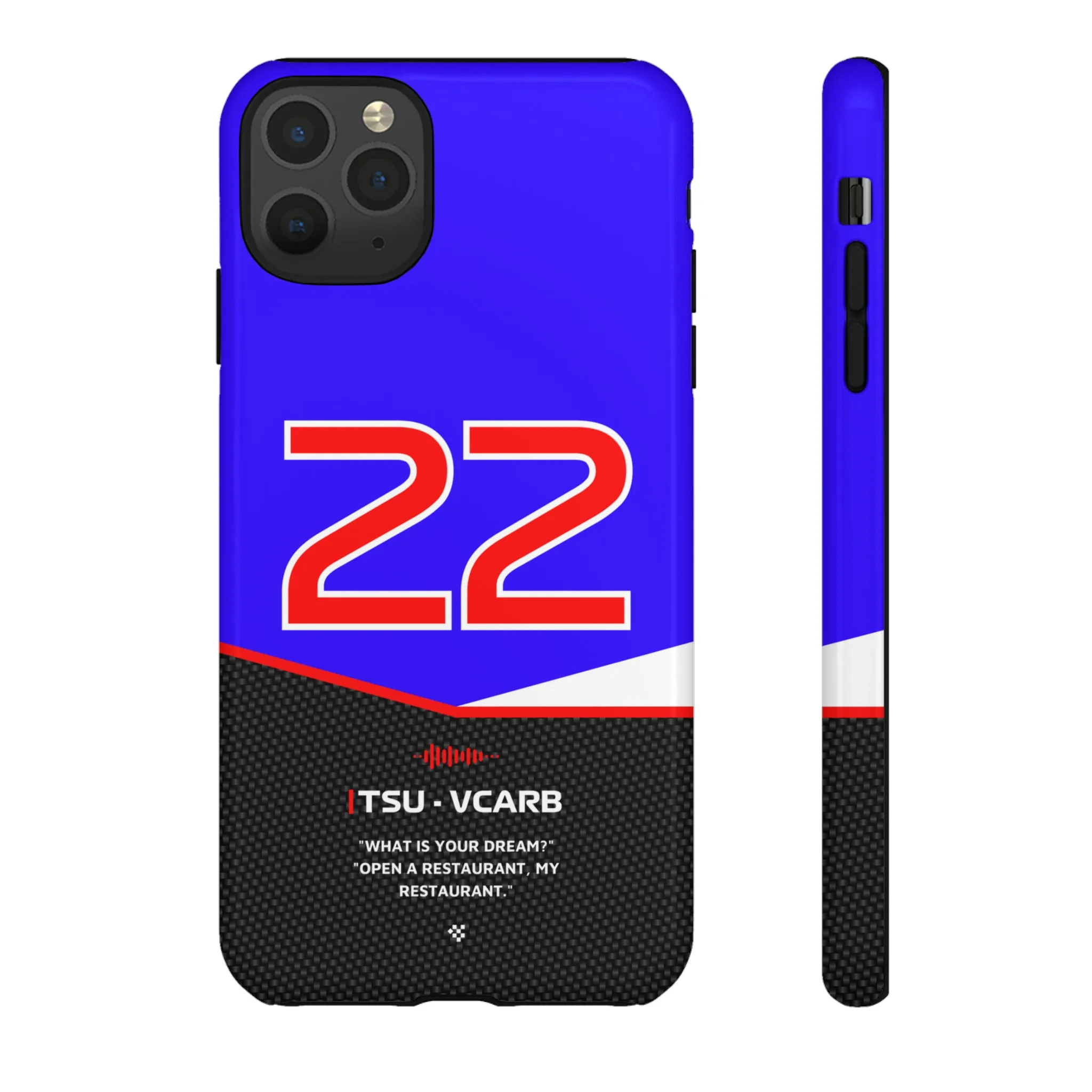 Yuki Tsunoda F1 Car Phone Case 2024