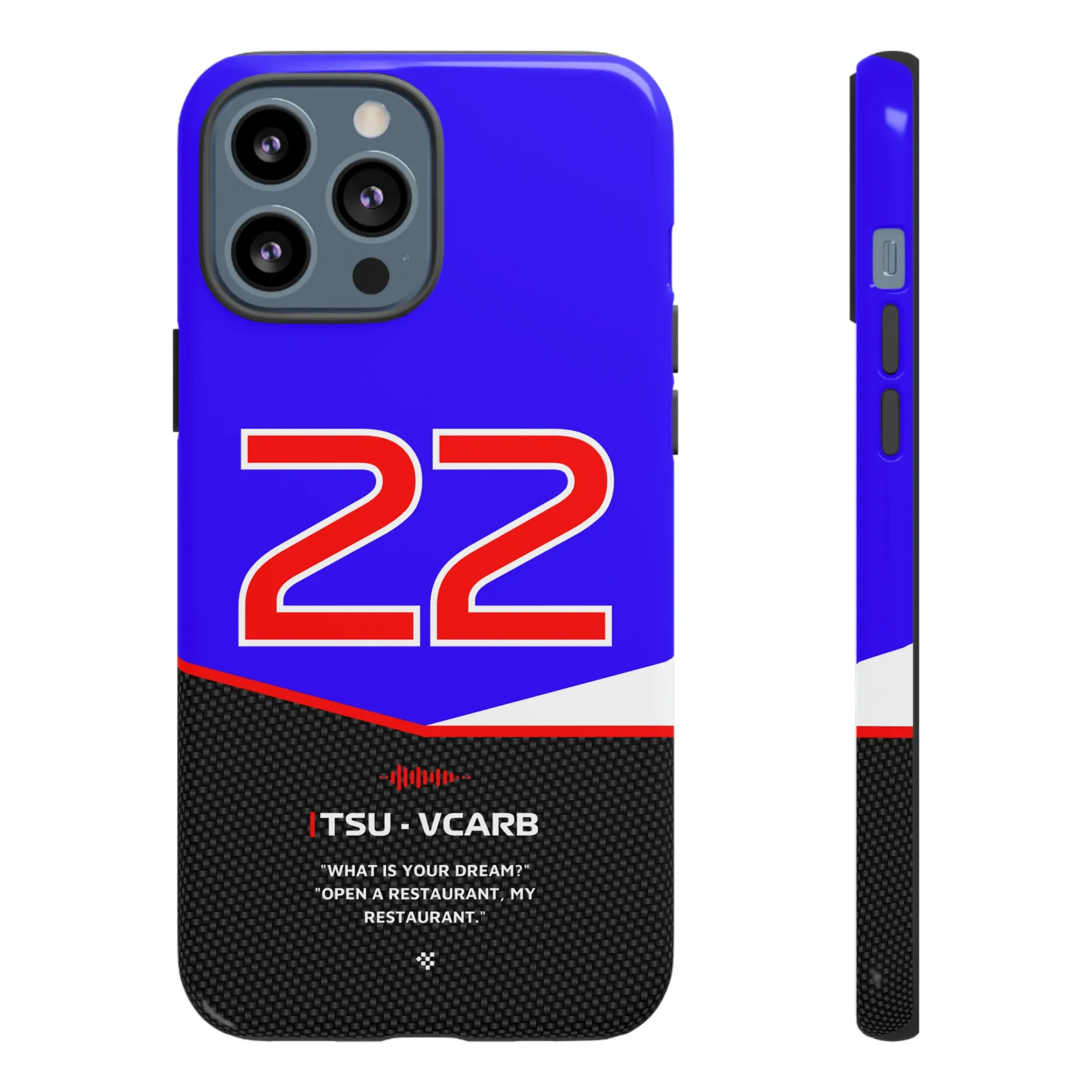 Yuki Tsunoda F1 Car Phone Case 2024