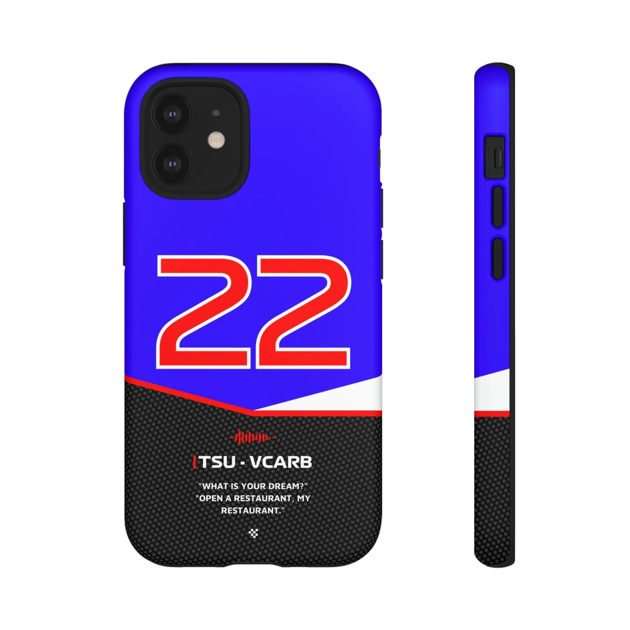 Yuki Tsunoda F1 Car Phone Case 2024