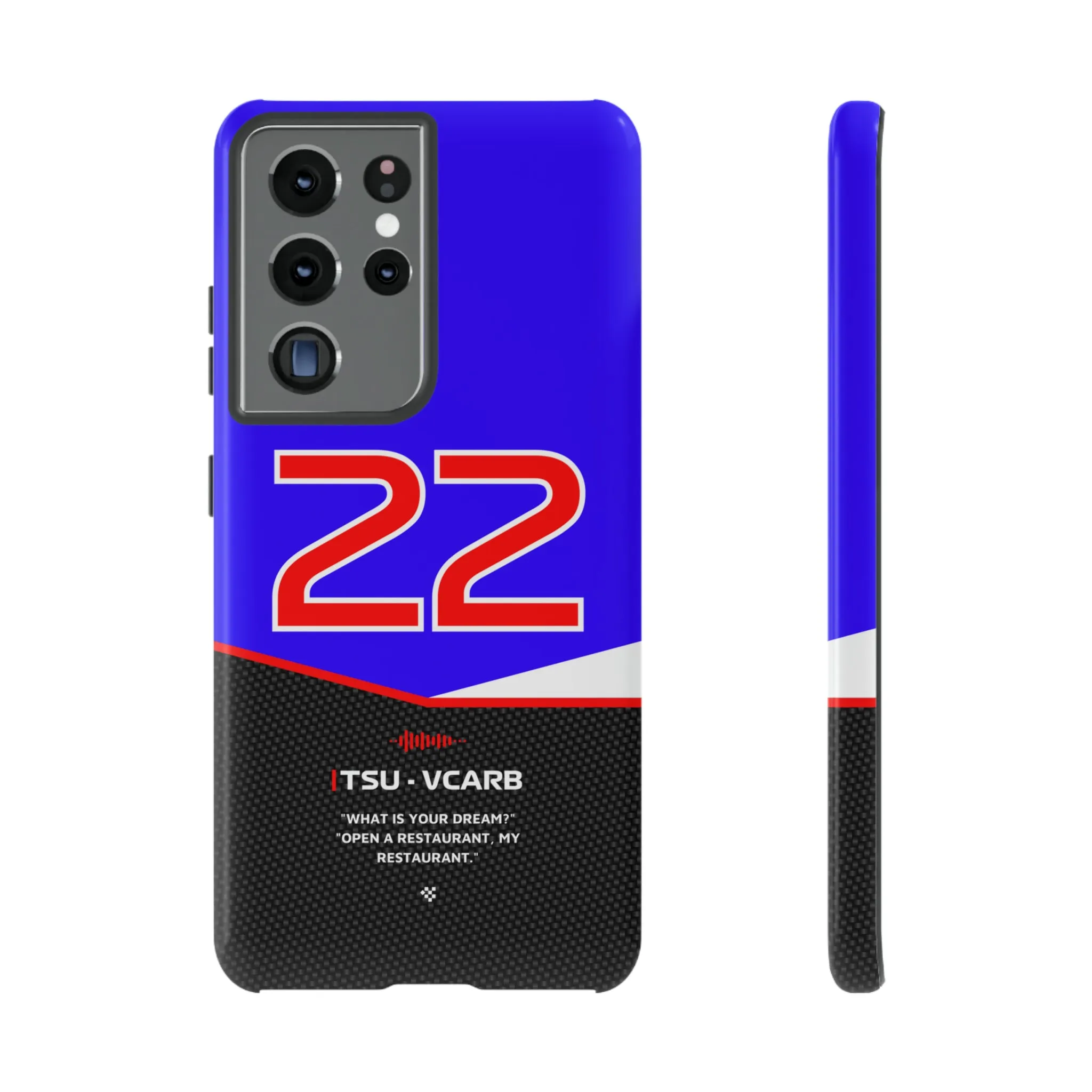 Yuki Tsunoda F1 Car Phone Case 2024