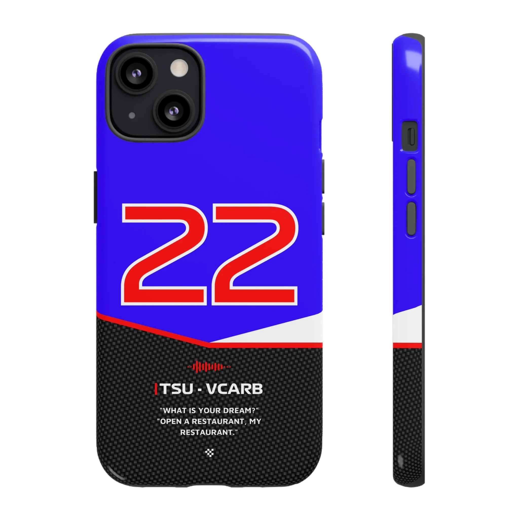 Yuki Tsunoda F1 Car Phone Case 2024