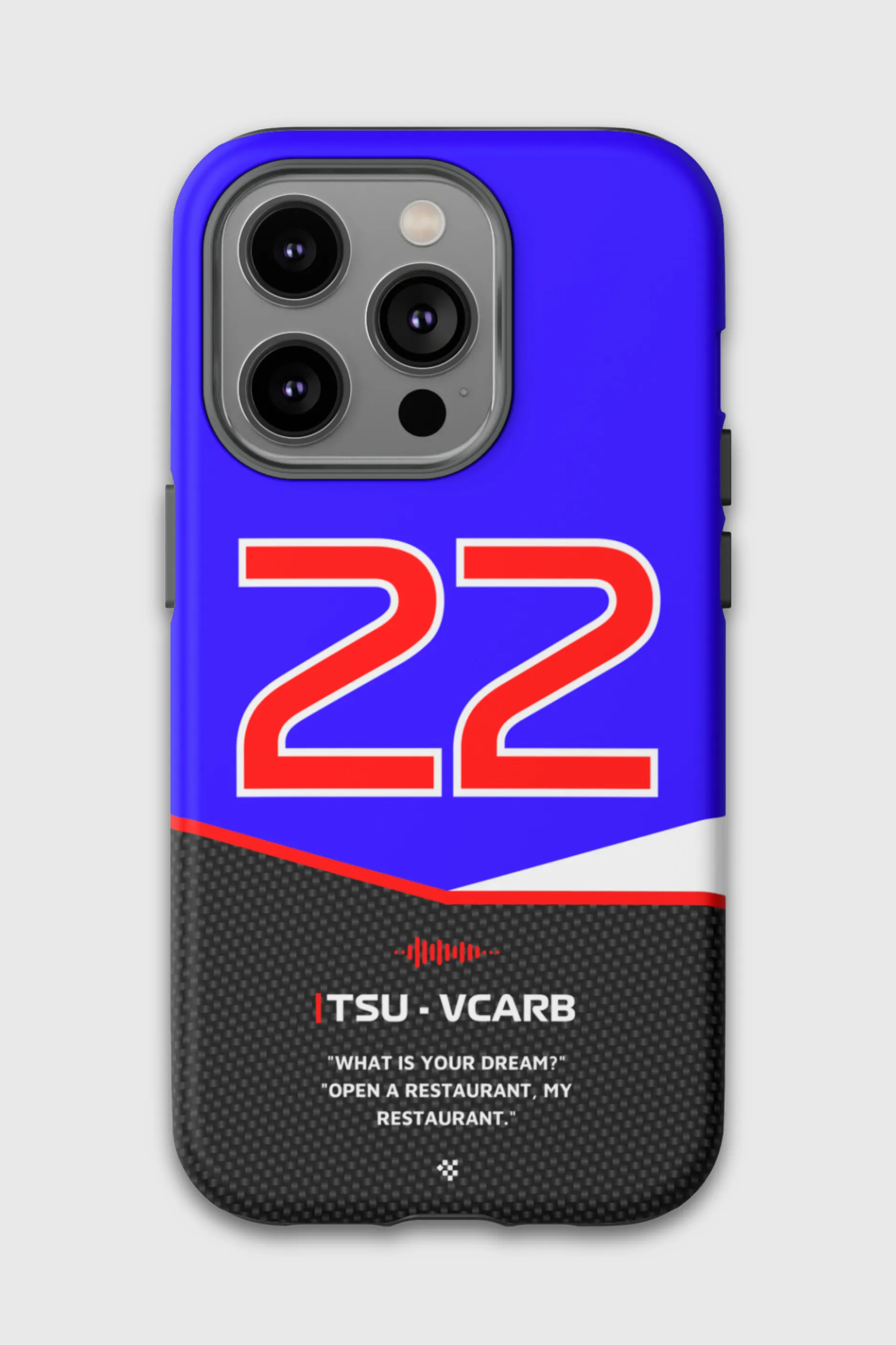 Yuki Tsunoda F1 Car Phone Case 2024