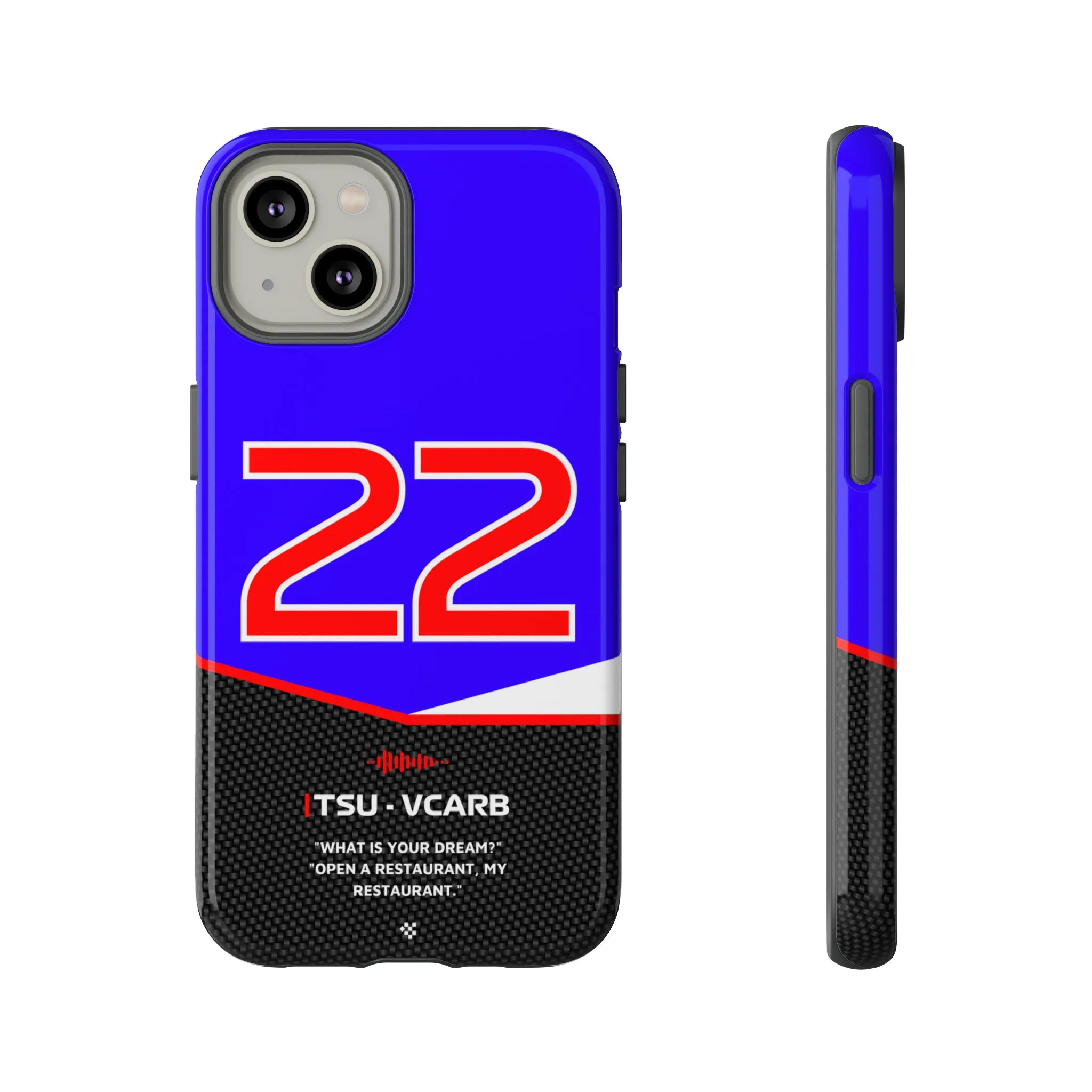 Yuki Tsunoda F1 Car Phone Case 2024