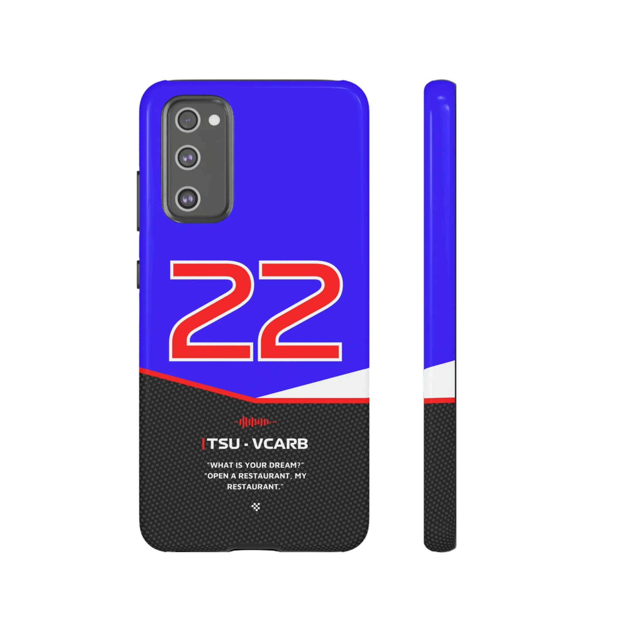 Yuki Tsunoda F1 Car Phone Case 2024