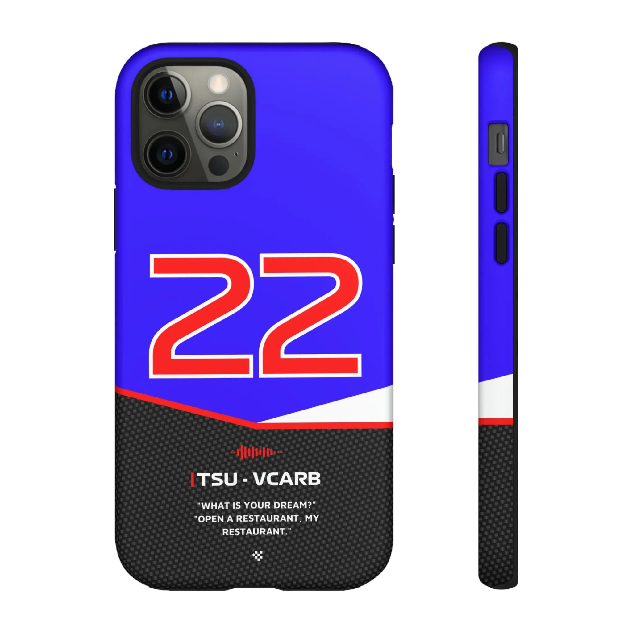 Yuki Tsunoda F1 Car Phone Case 2024