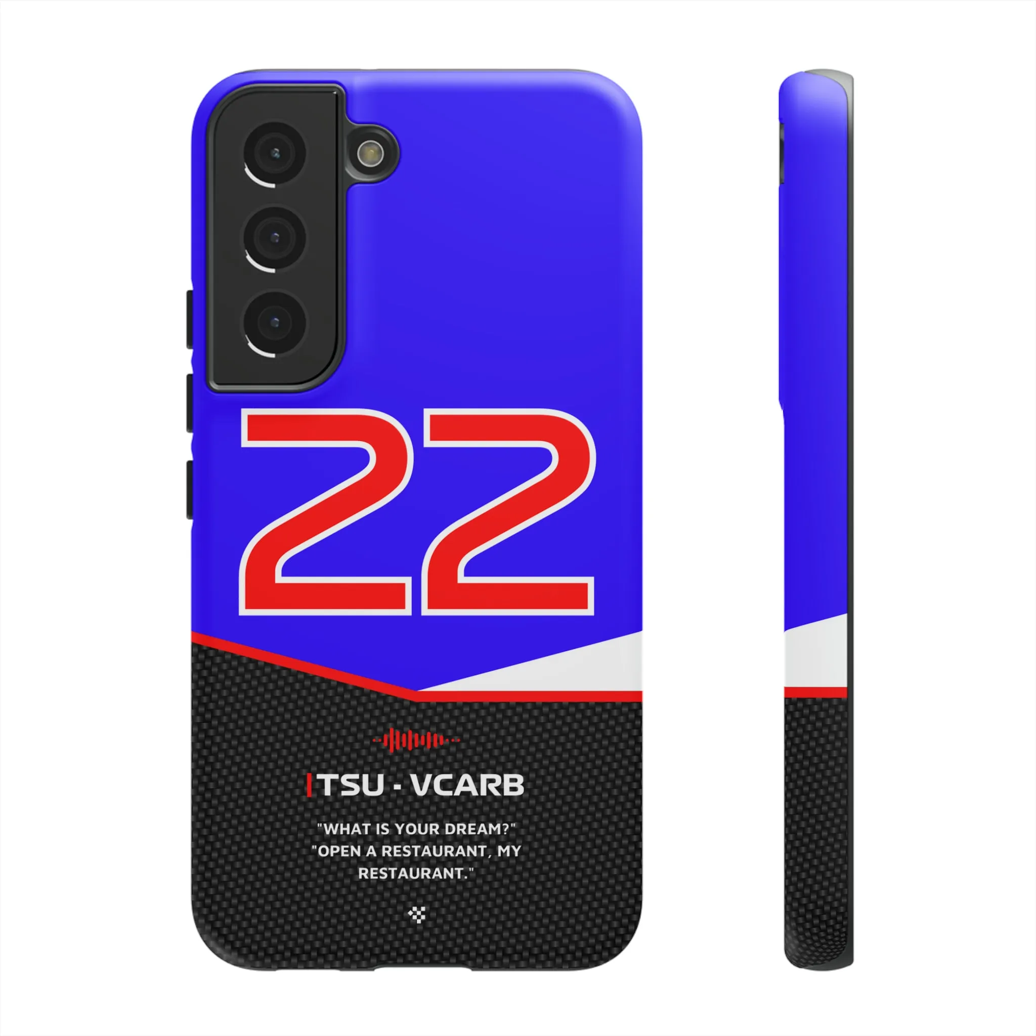 Yuki Tsunoda F1 Car Phone Case 2024