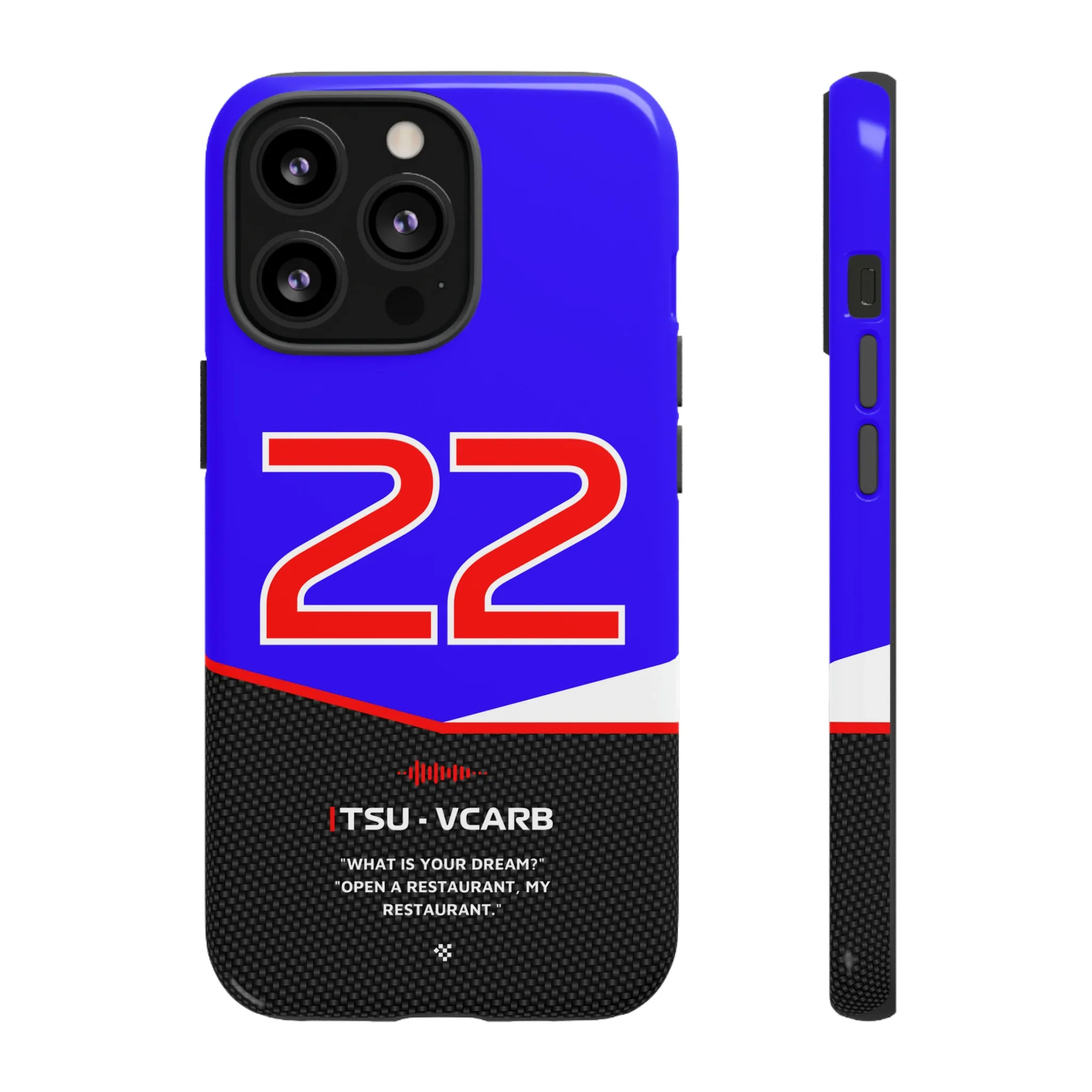 Yuki Tsunoda F1 Car Phone Case 2024