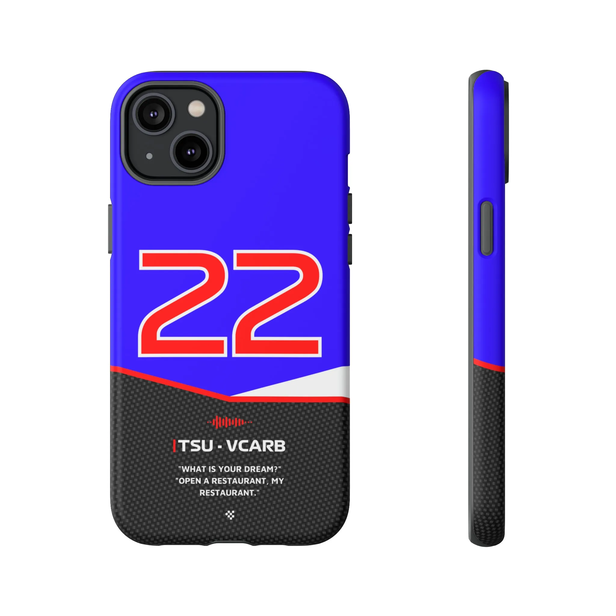 Yuki Tsunoda F1 Car Phone Case 2024