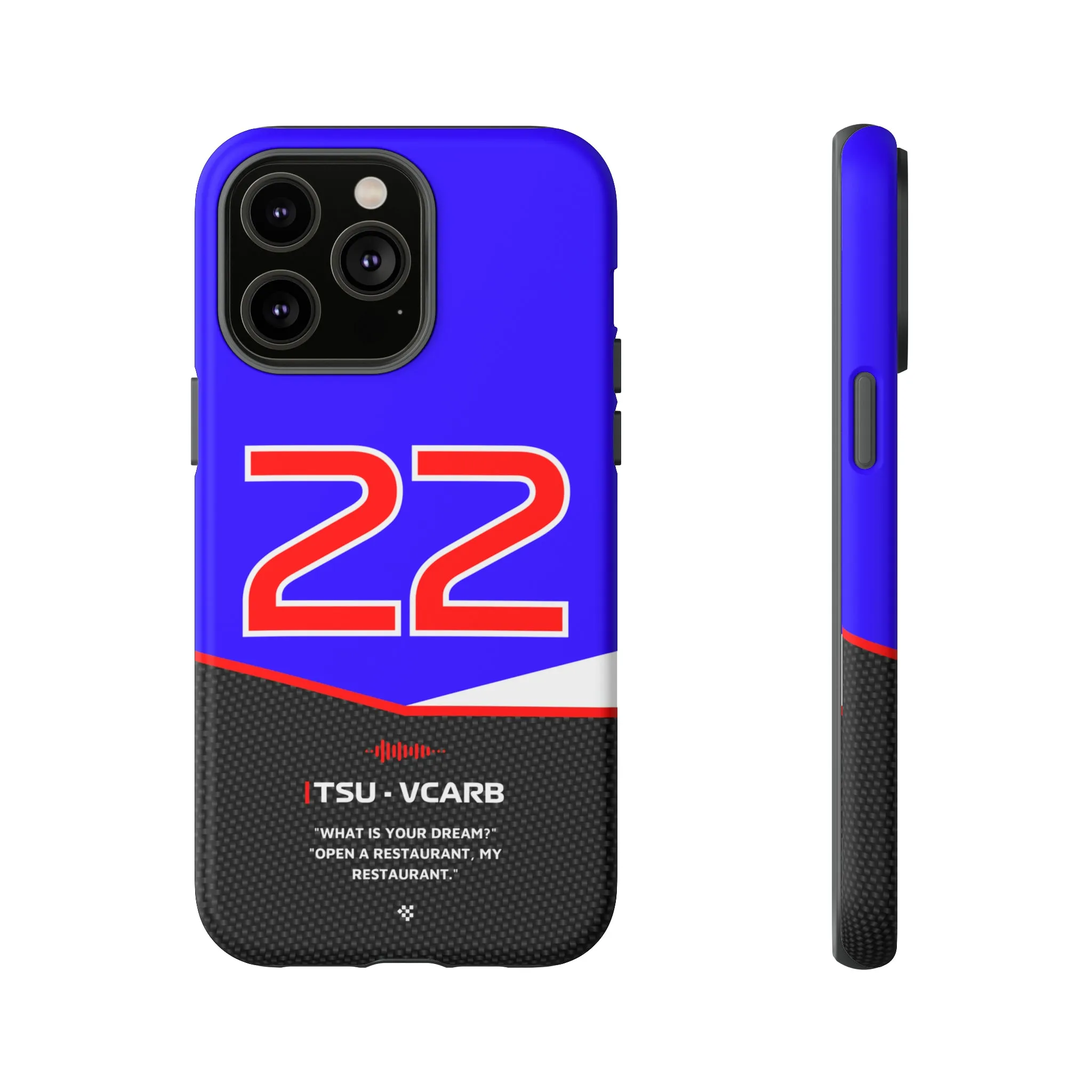 Yuki Tsunoda F1 Car Phone Case 2024