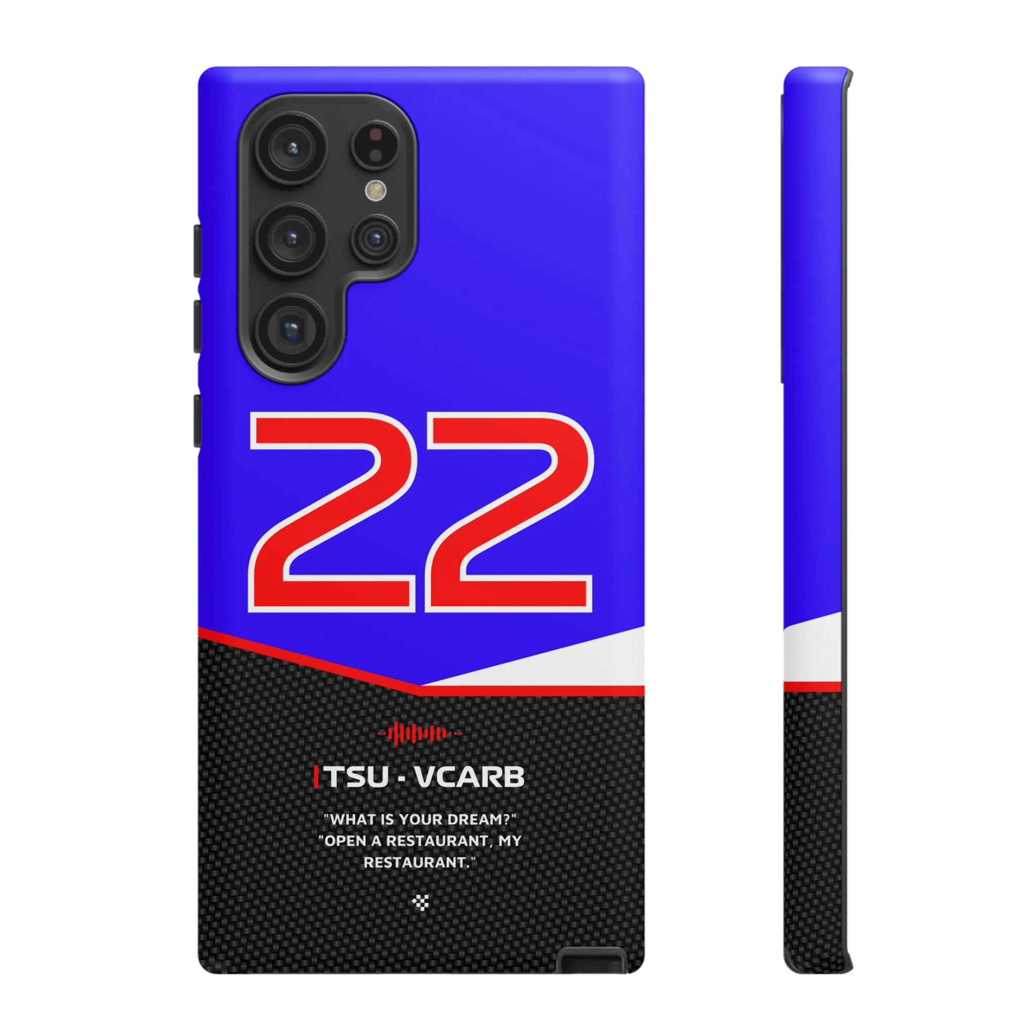 Yuki Tsunoda F1 Car Phone Case 2024