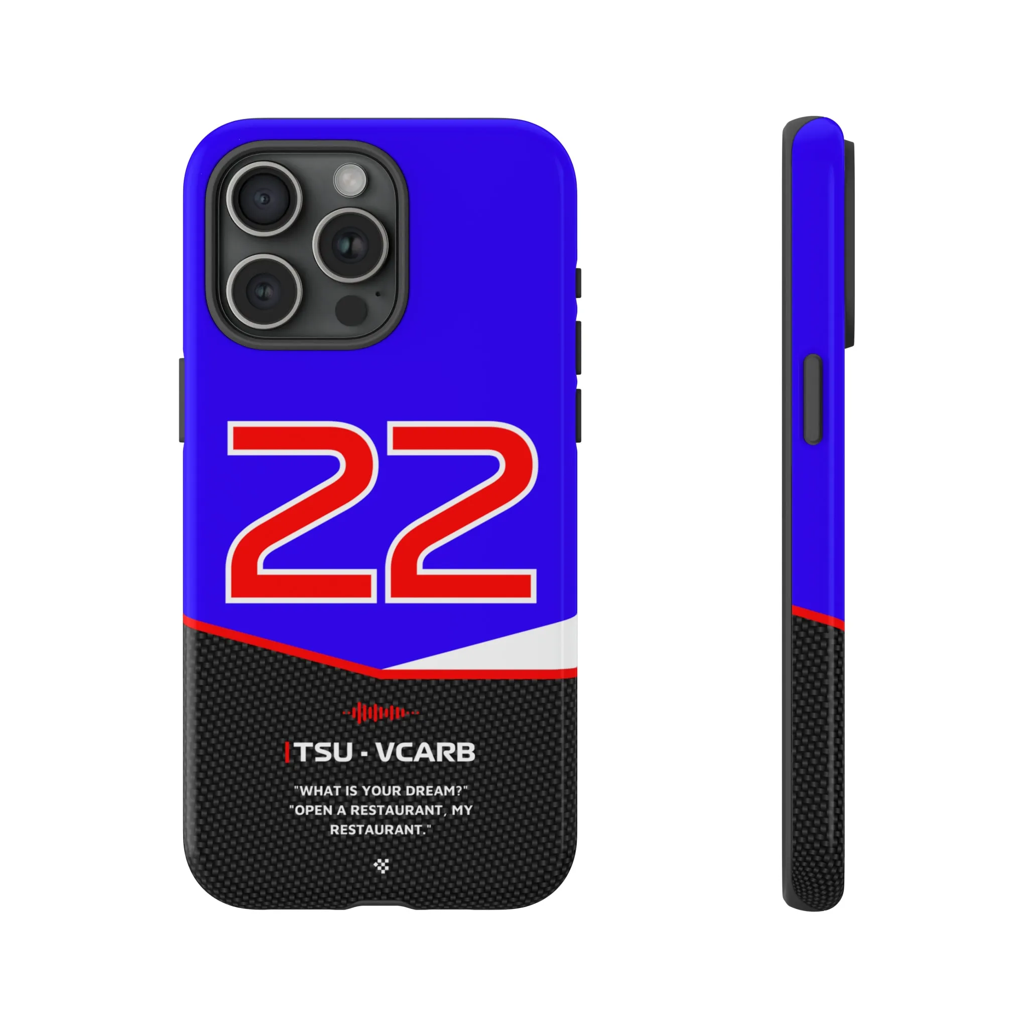 Yuki Tsunoda F1 Car Phone Case 2024